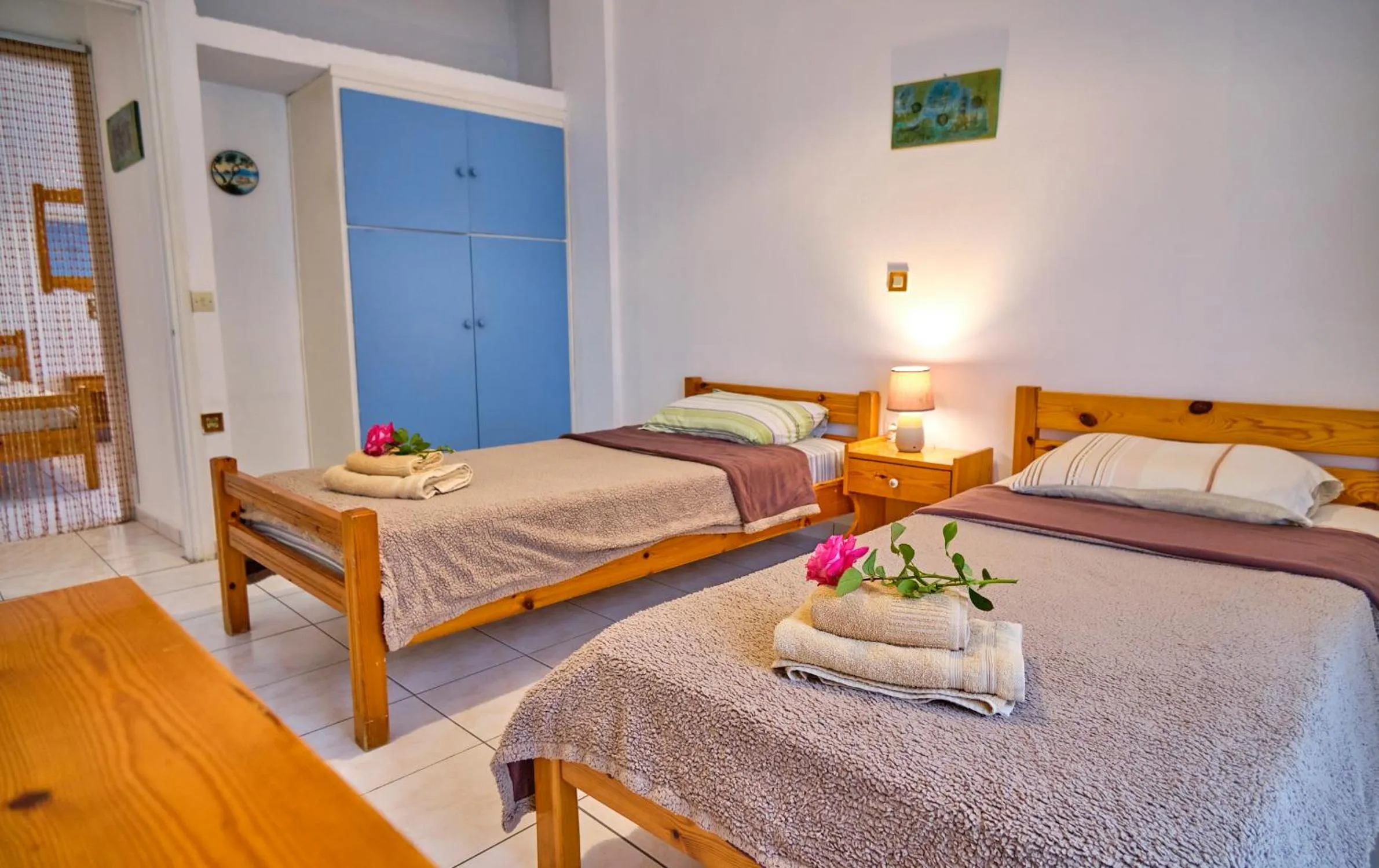 Bed in Maro Apartments Arillas Corfu