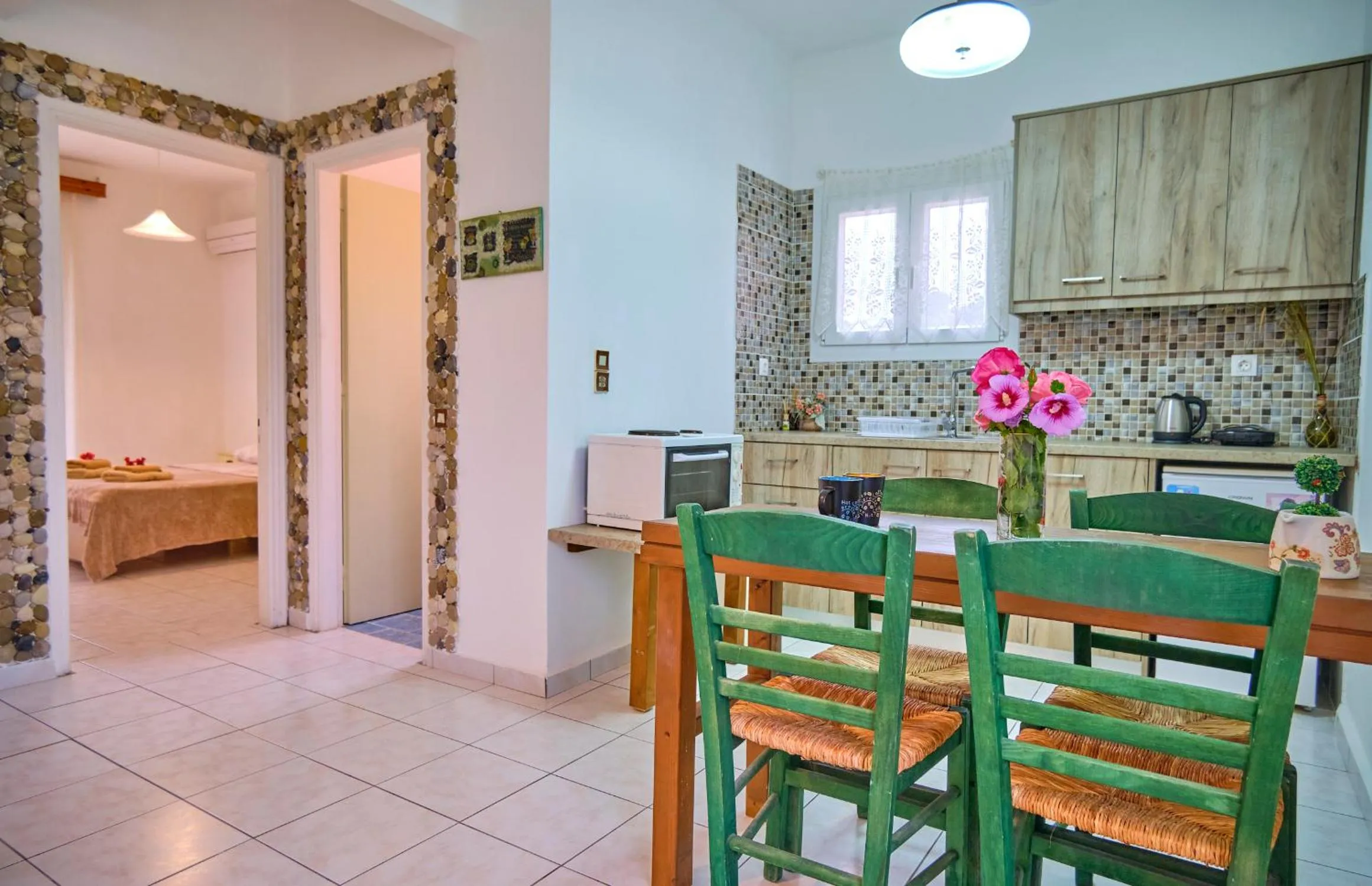 Kitchen or kitchenette in Maro Apartments Arillas Corfu