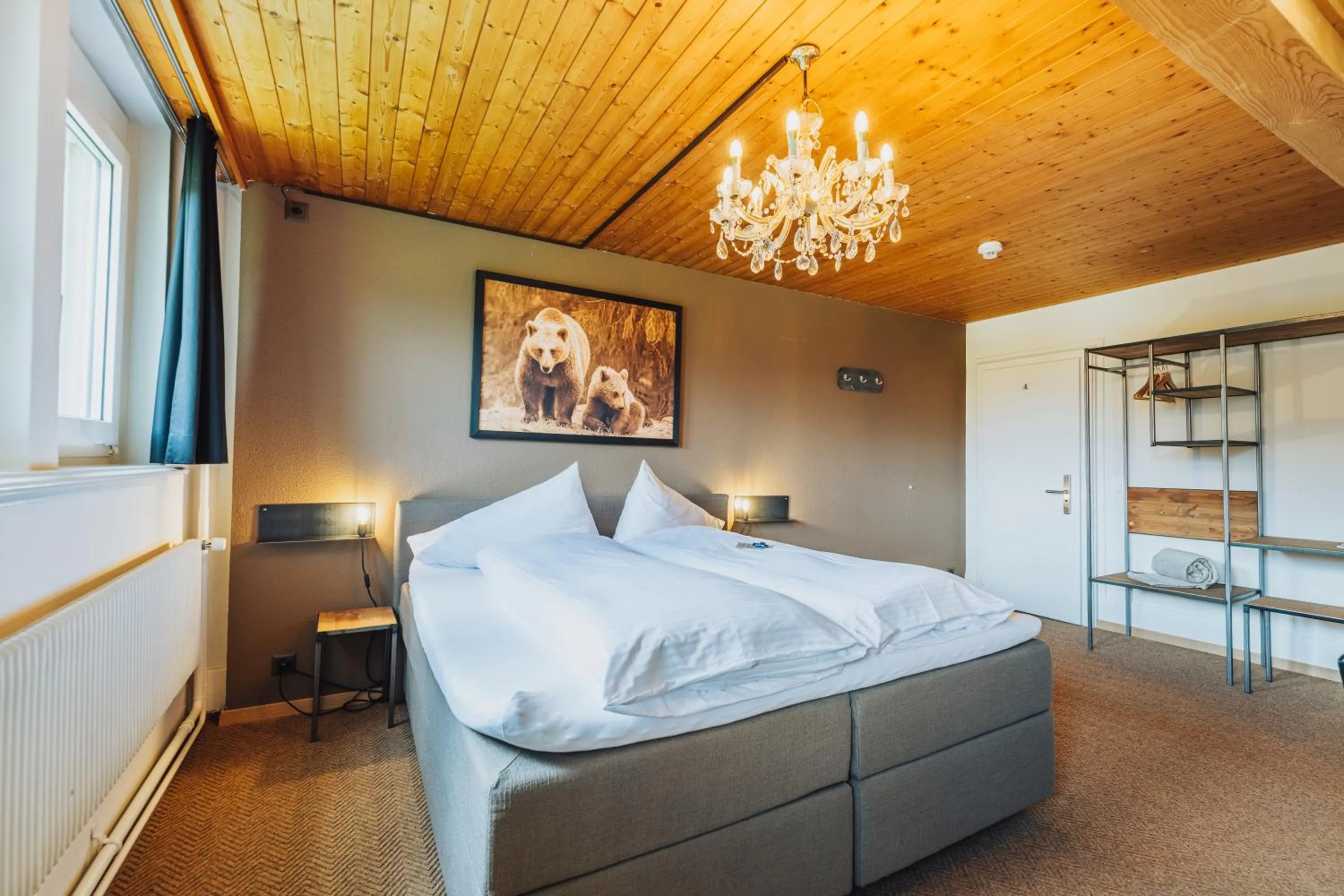 Photo of the whole room, Bed in Gasthof Bären