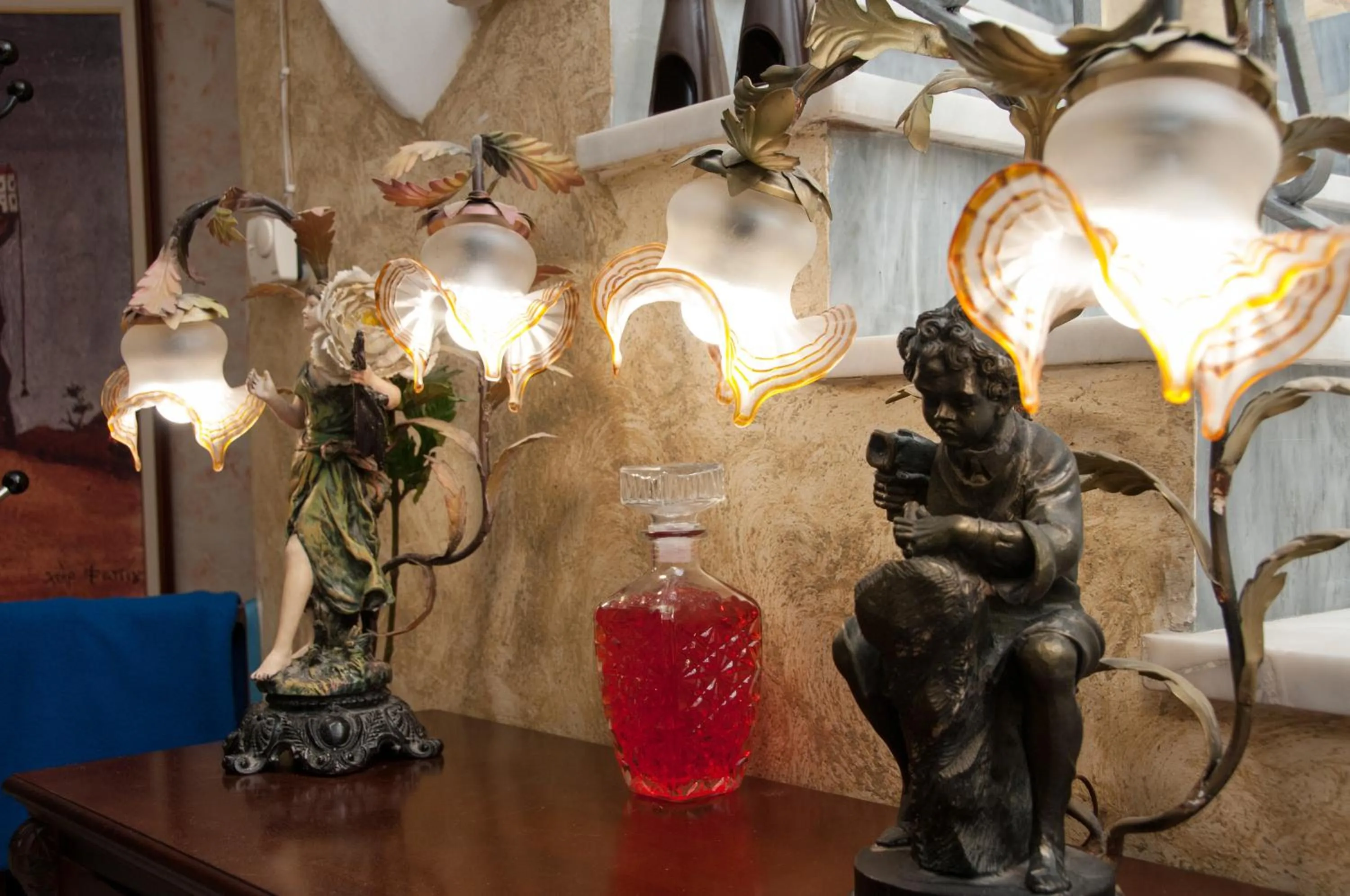 Decorative detail in Aeolic Star Hotel