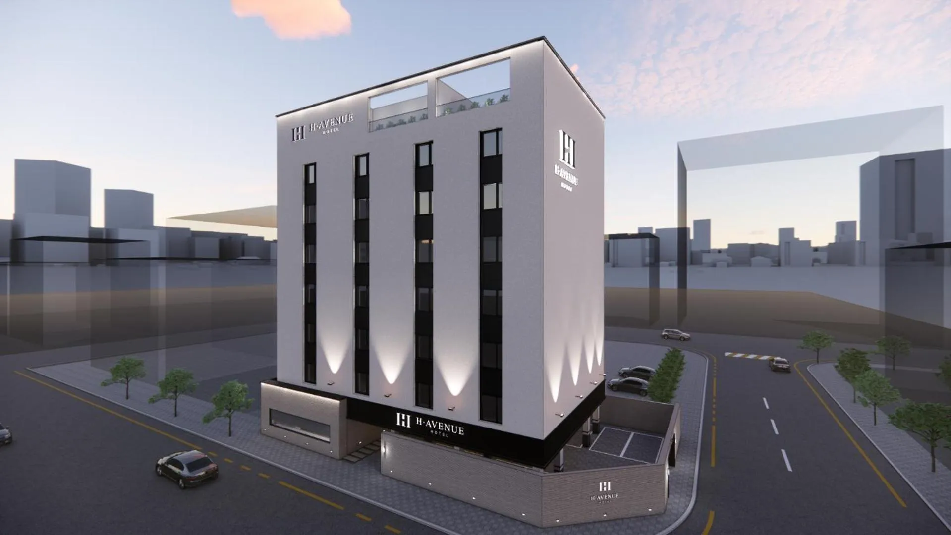 Property building in Busan H-AVENUE Hotel Seomyeon Station