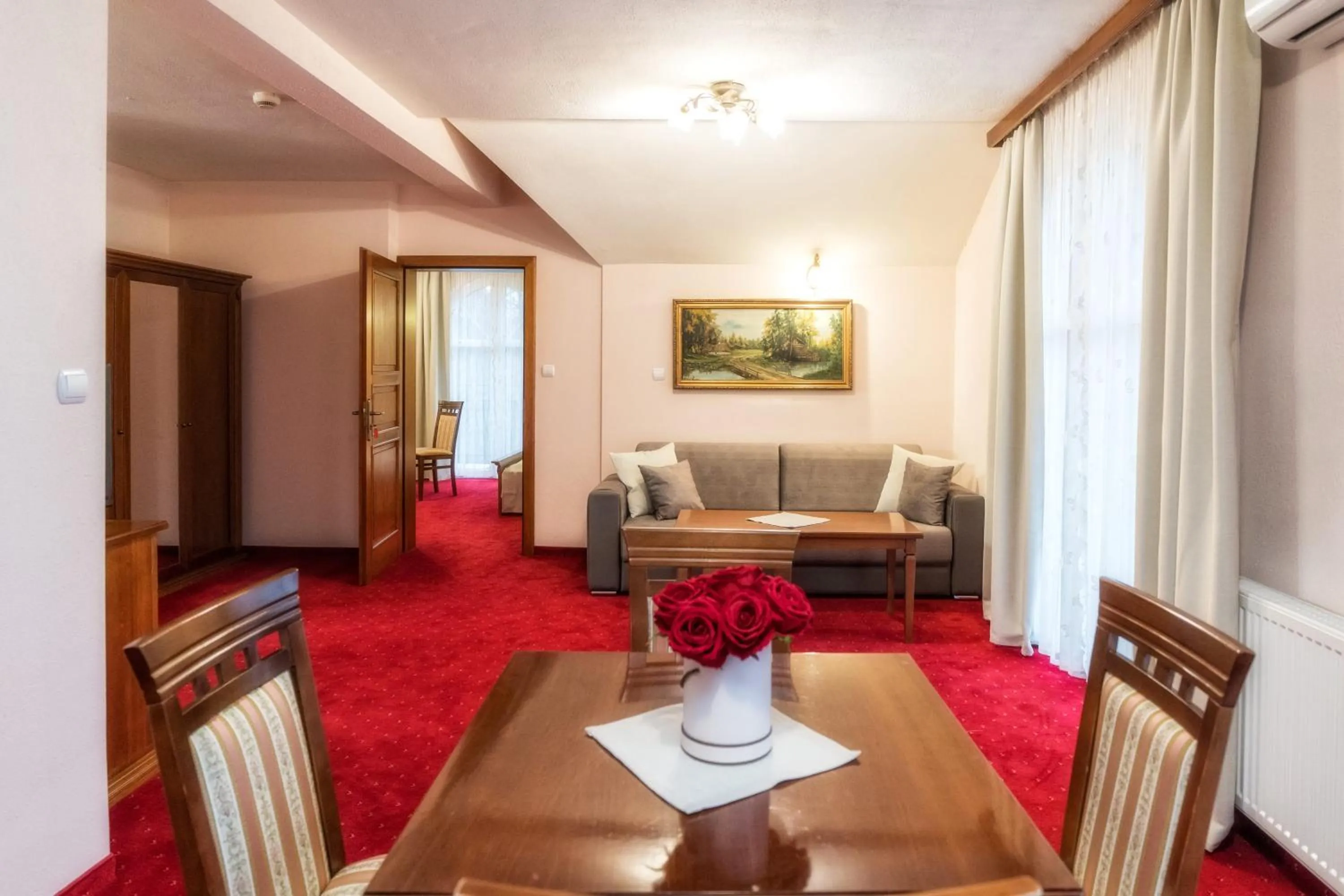 Living room in Dworek Skawiński