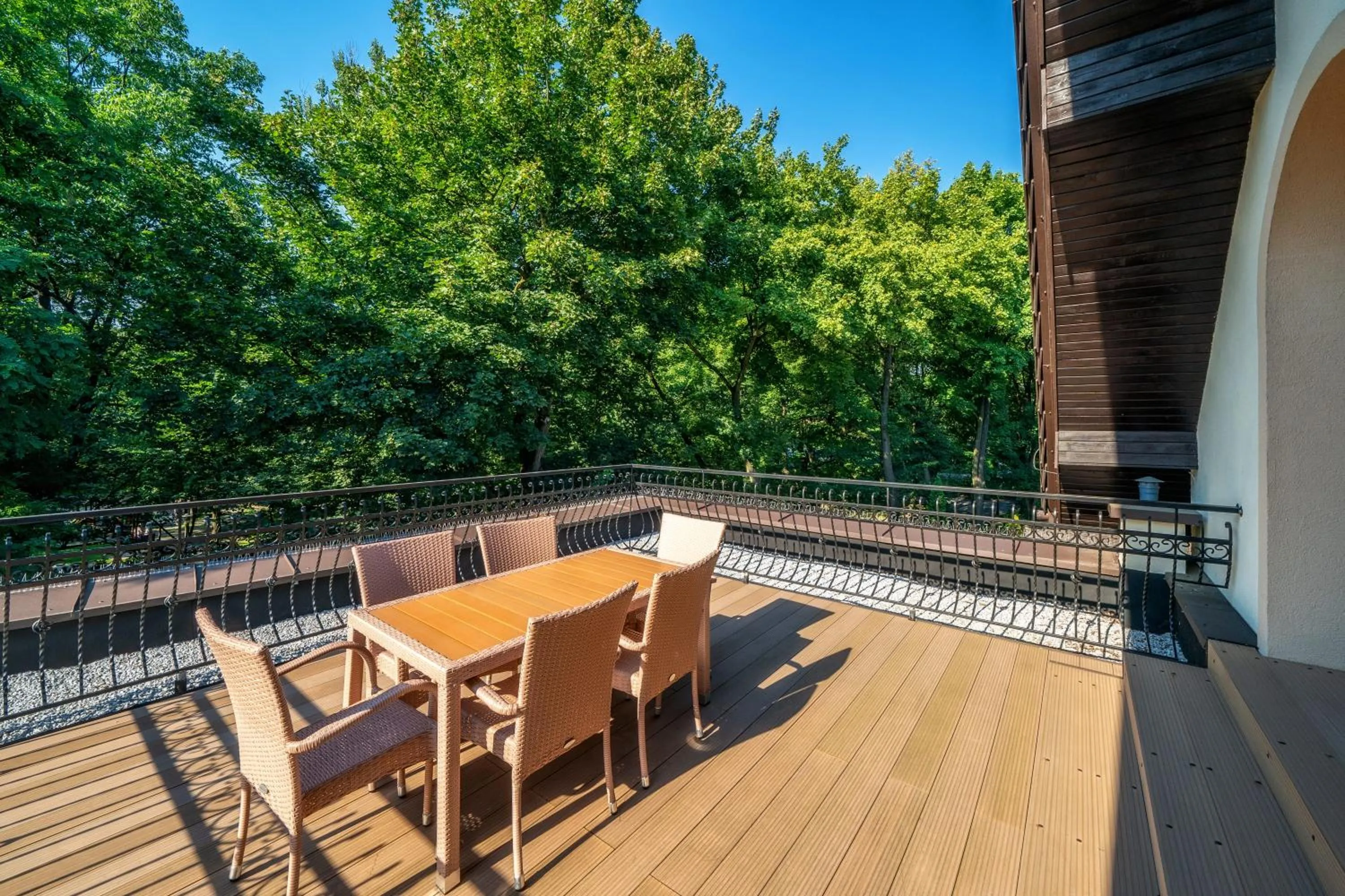 Balcony/Terrace in Dworek Skawiński