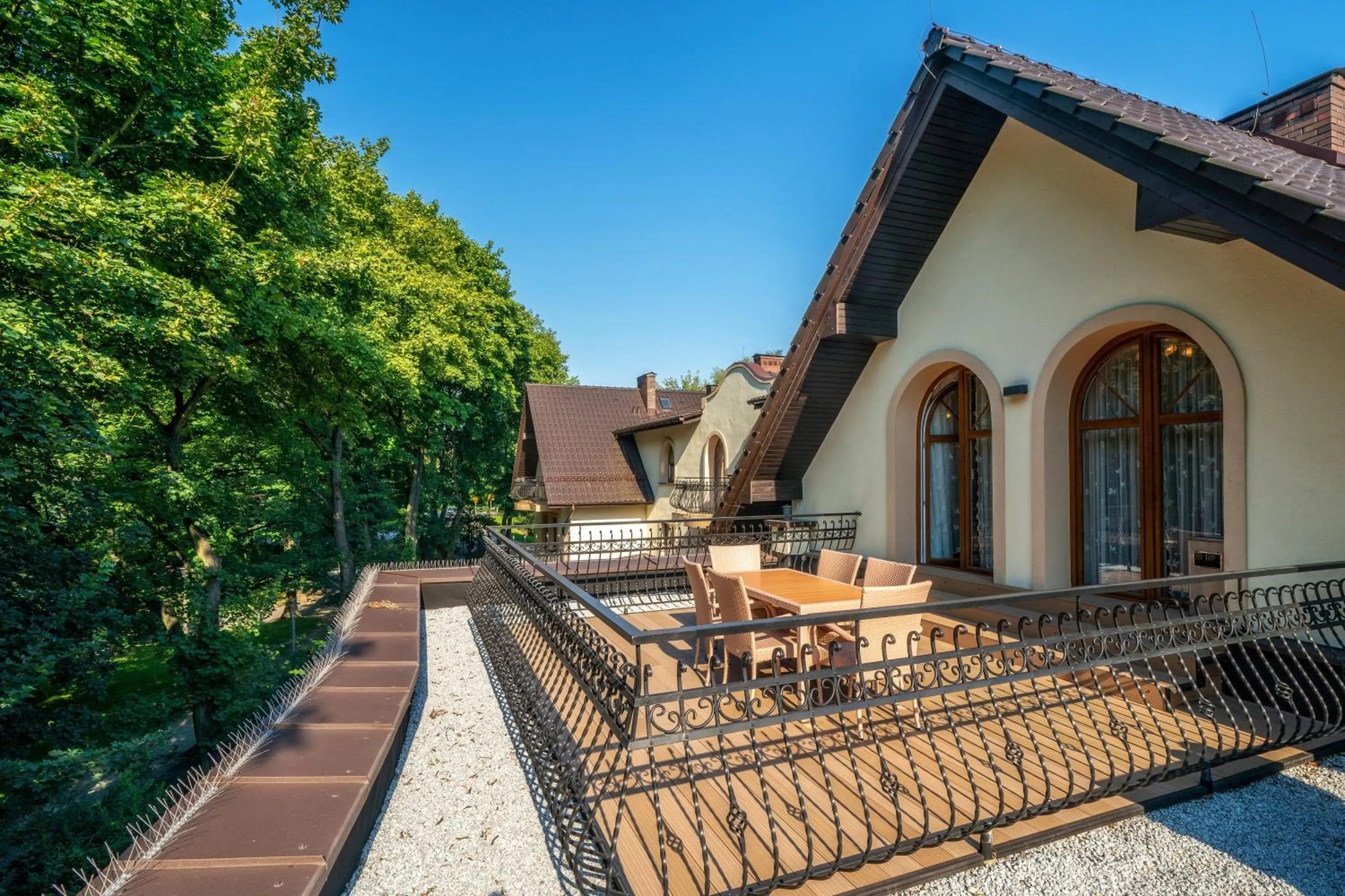 Balcony/Terrace in Dworek Skawiński