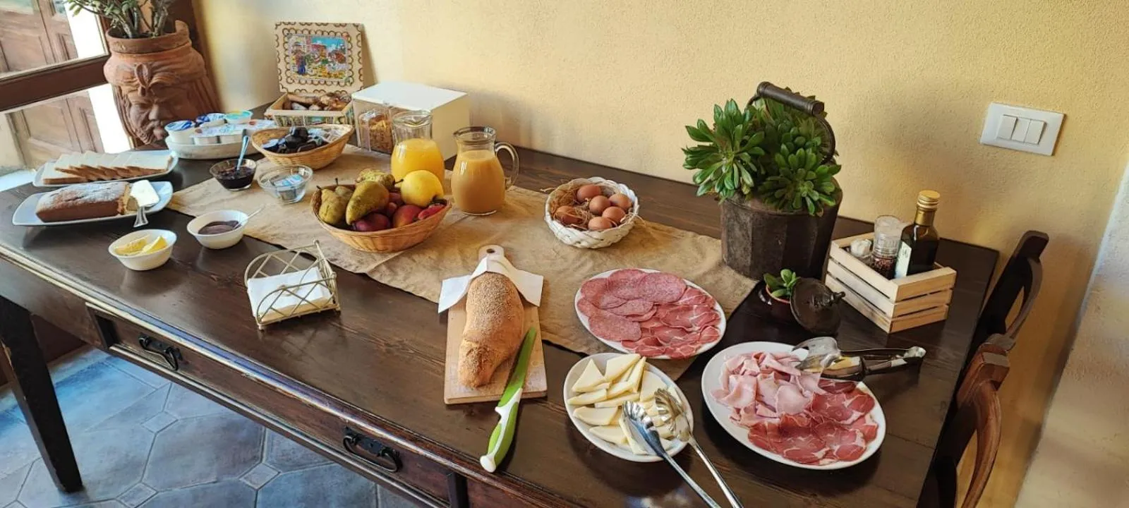 Breakfast in Agriturismo Baglio Vecchio