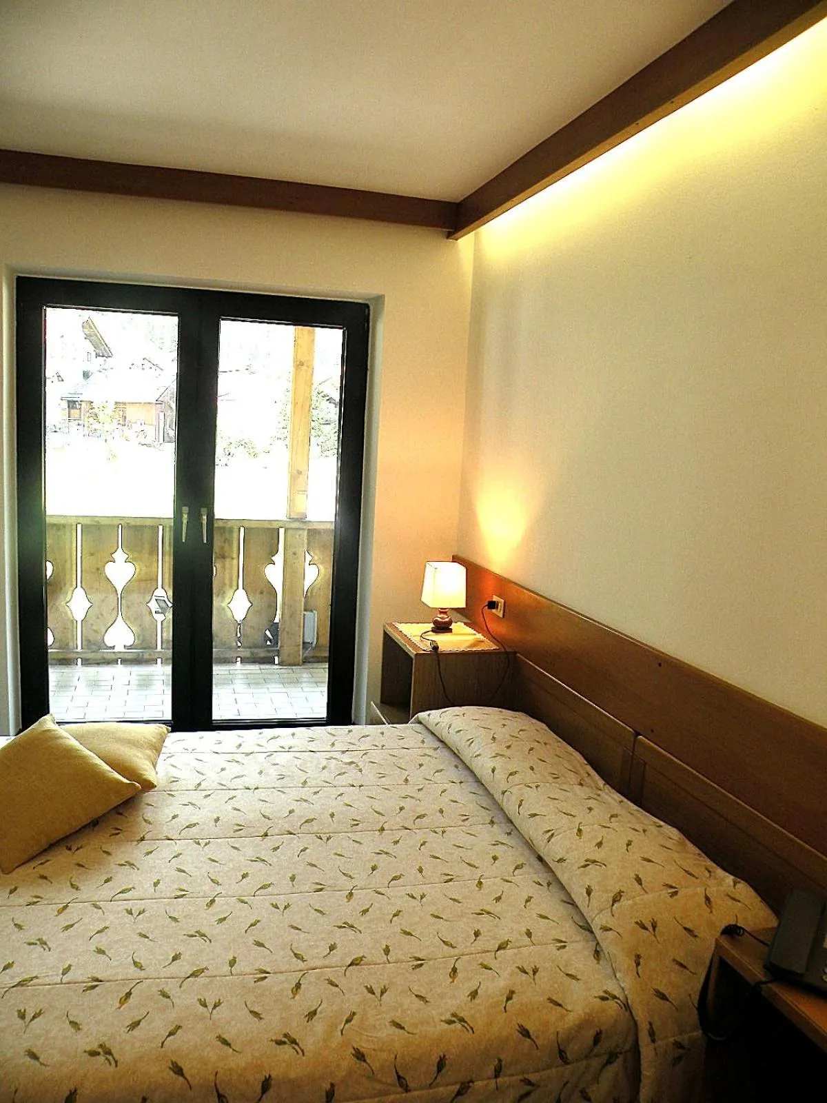 Bed in Hotel Vajolet