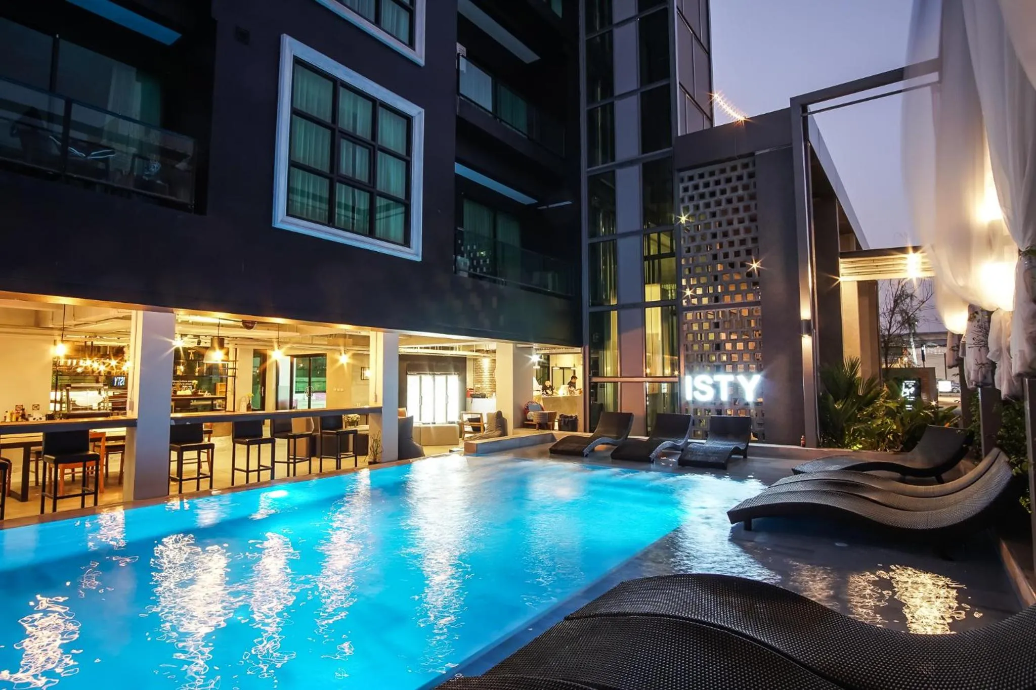 Swimming pool in ISTY Design Hotel