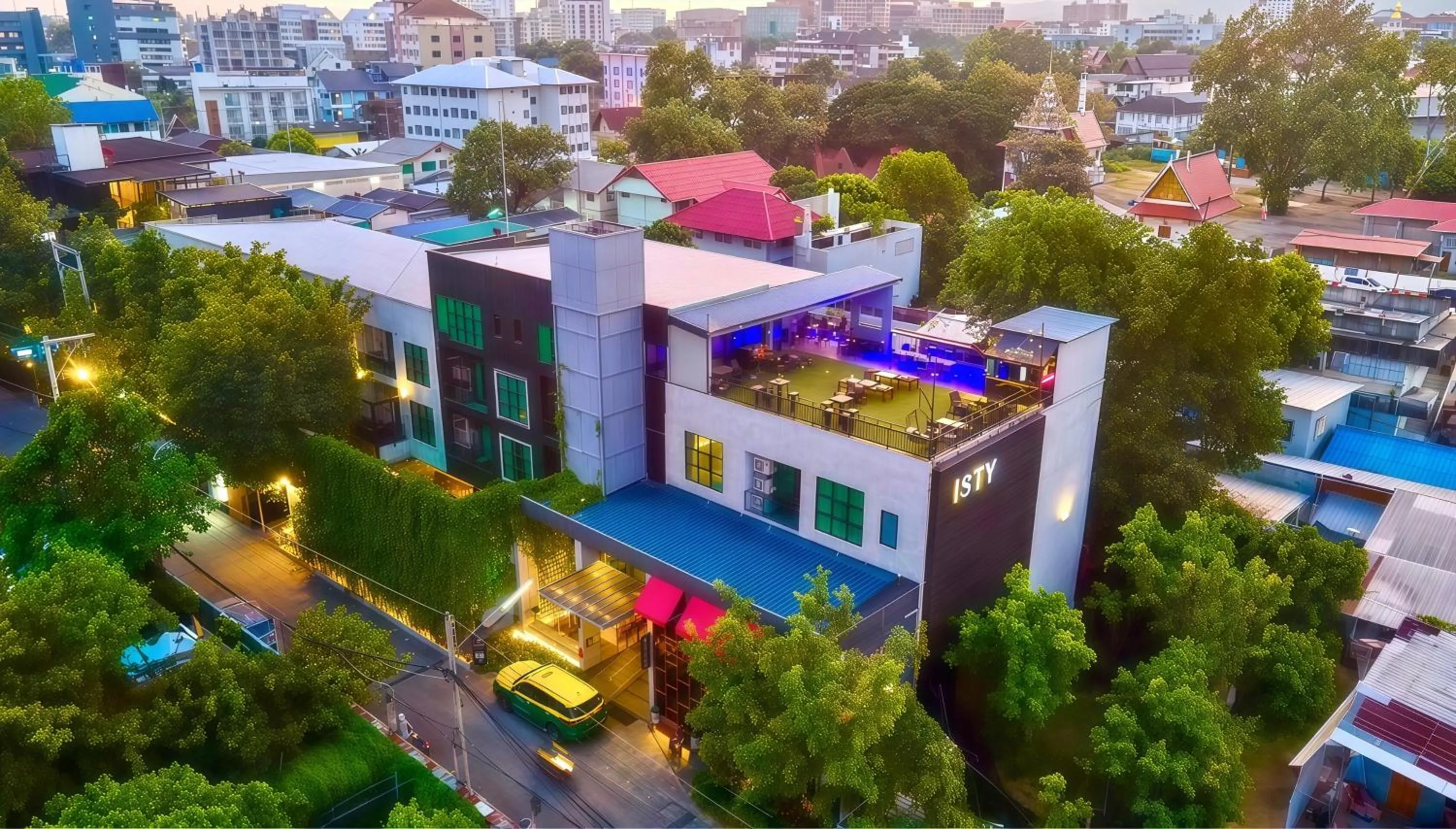 Property building in ISTY Design Hotel