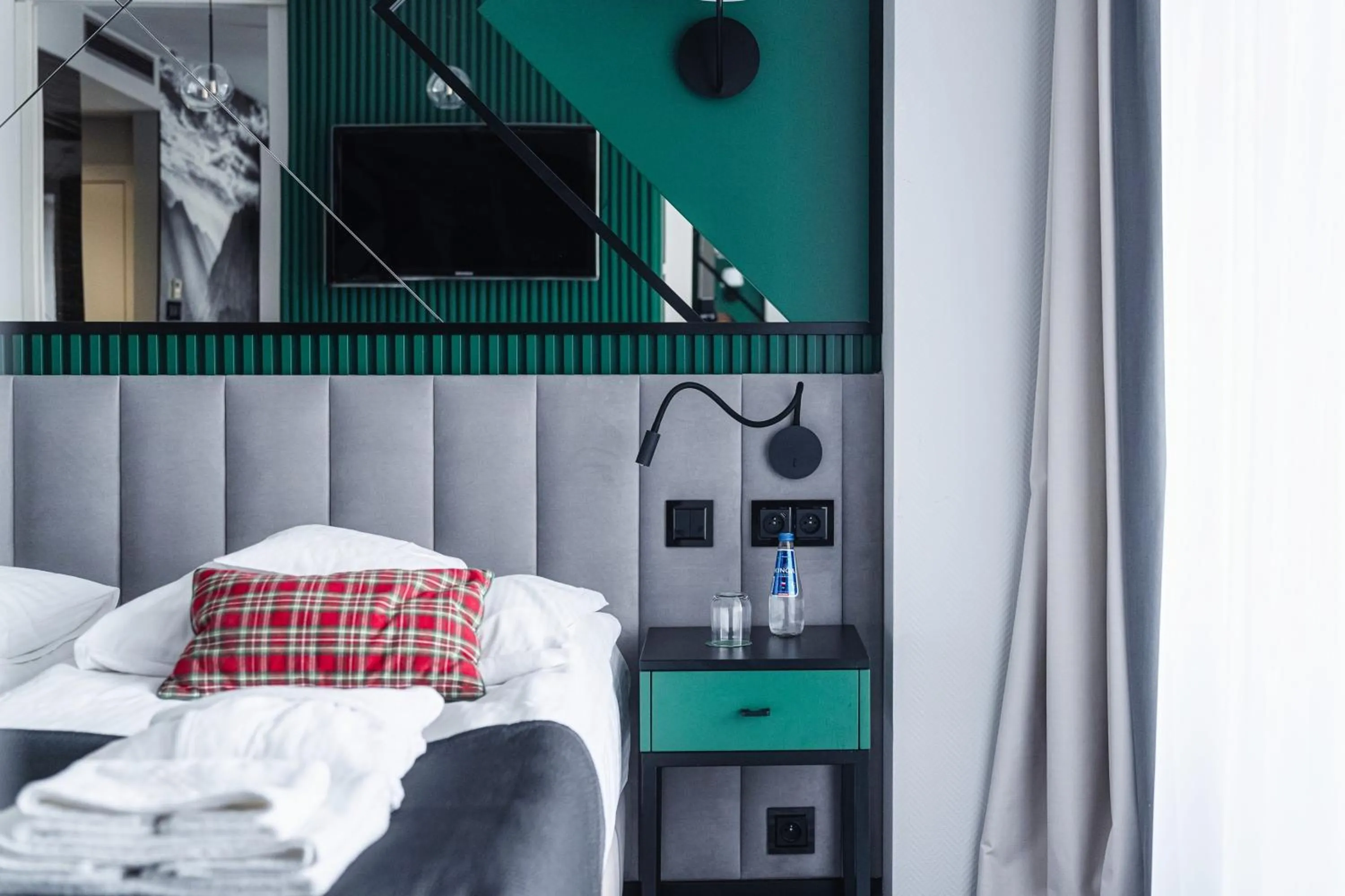 Bed in Rysy Boutique Hotel