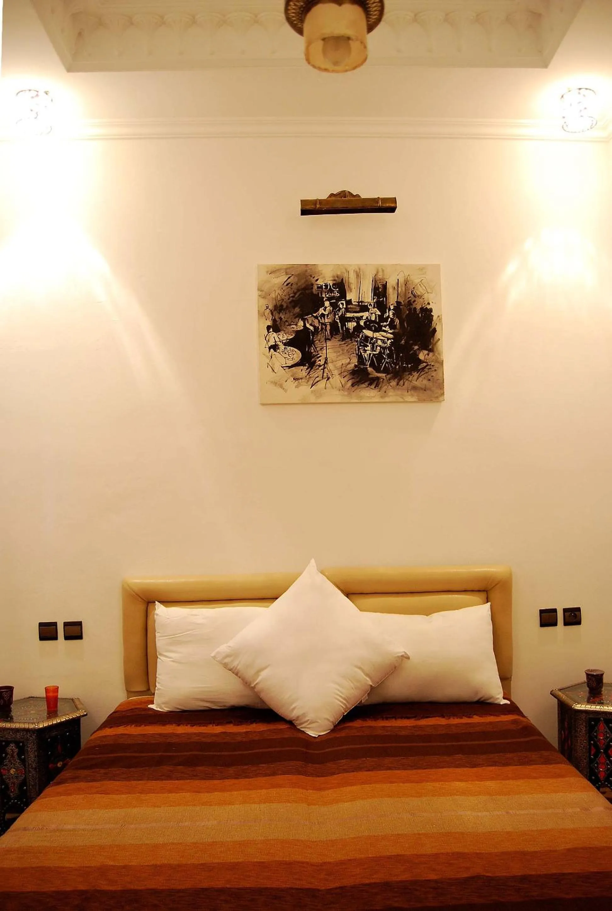 Bed in Hotel Riad XO HANNAH