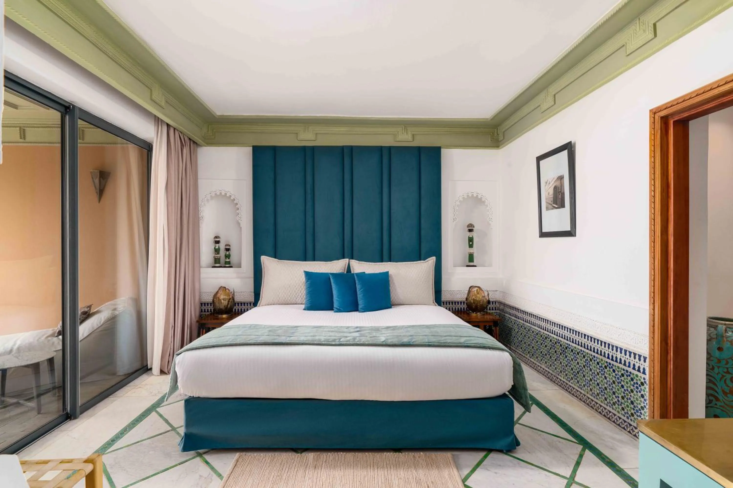 Photo of the whole room, Bed in Jaal Riad Resort