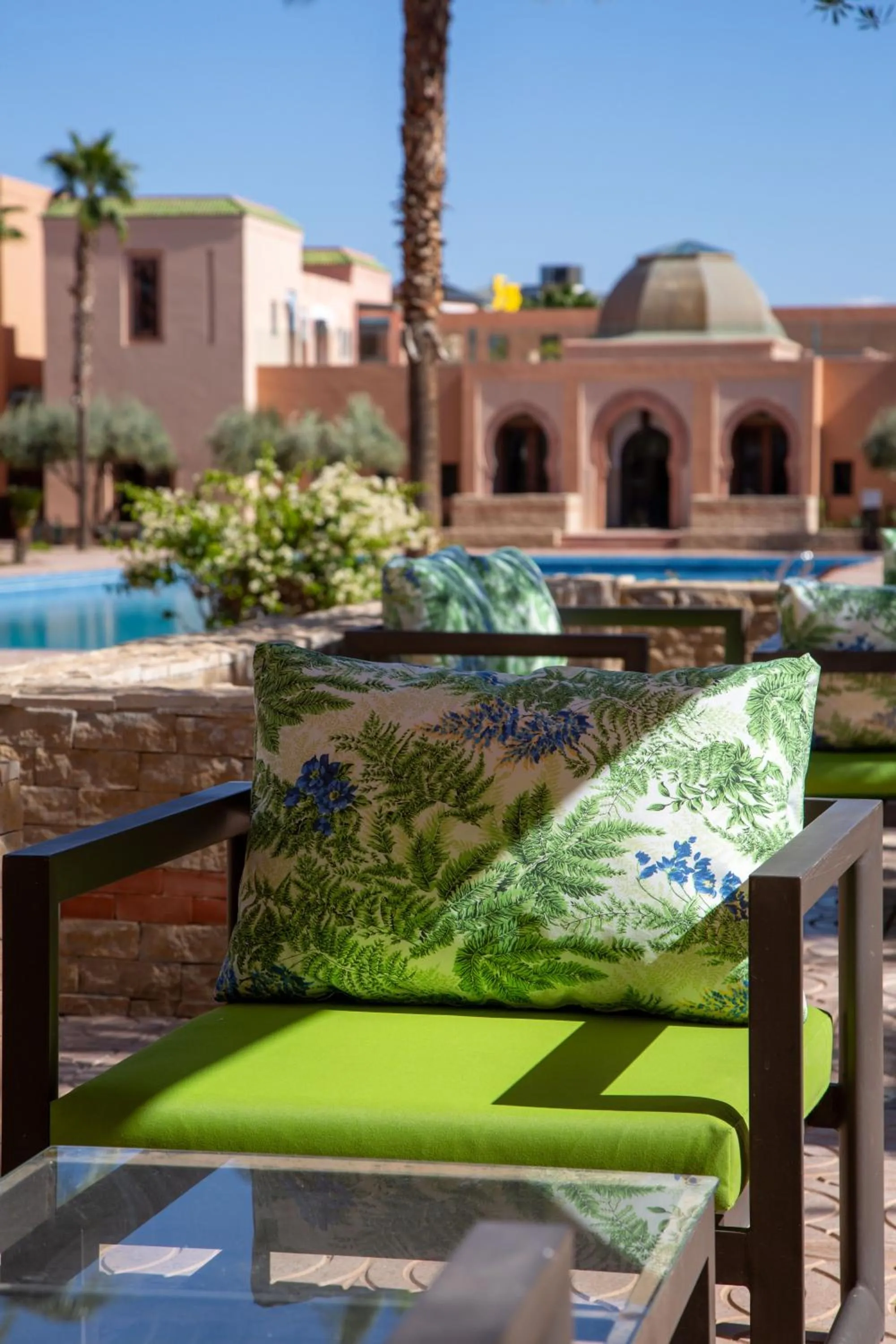 Pool view in Jaal Riad Resort