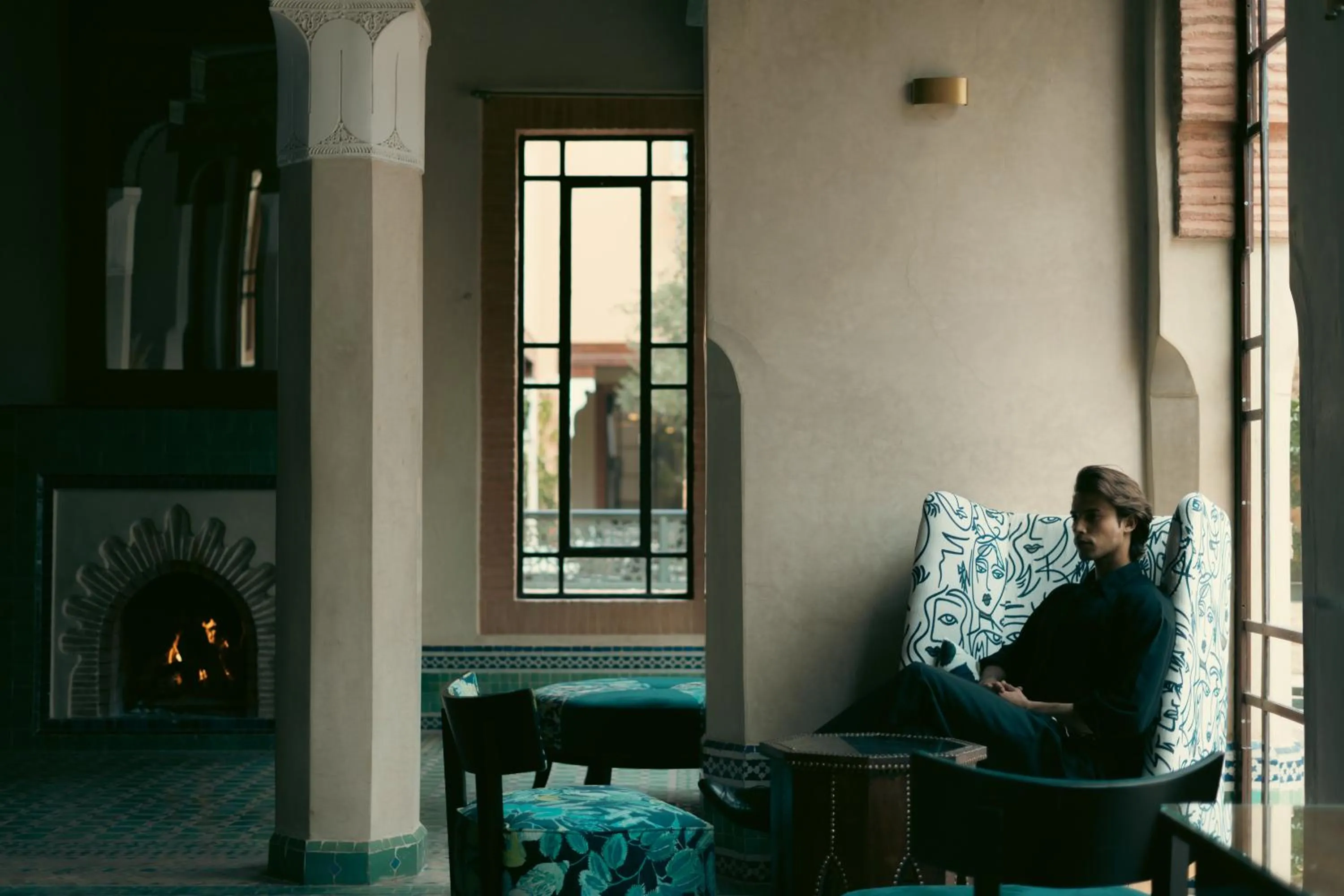 People in Jaal Riad Resort