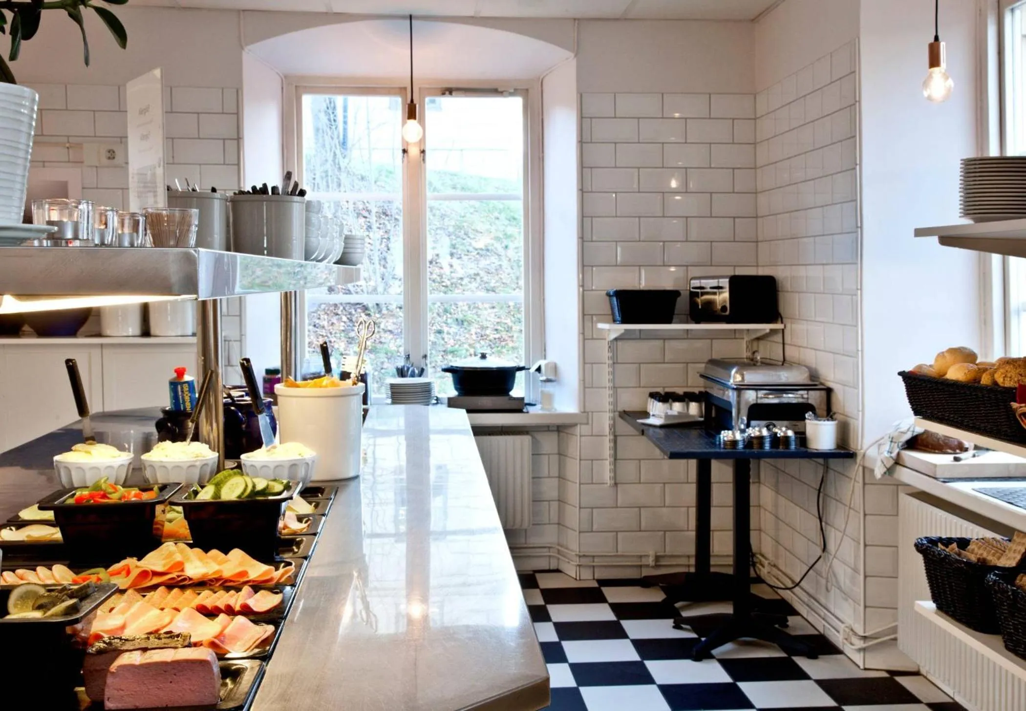 Buffet breakfast in STF Stockholm Skeppsholmen Vandrarhem