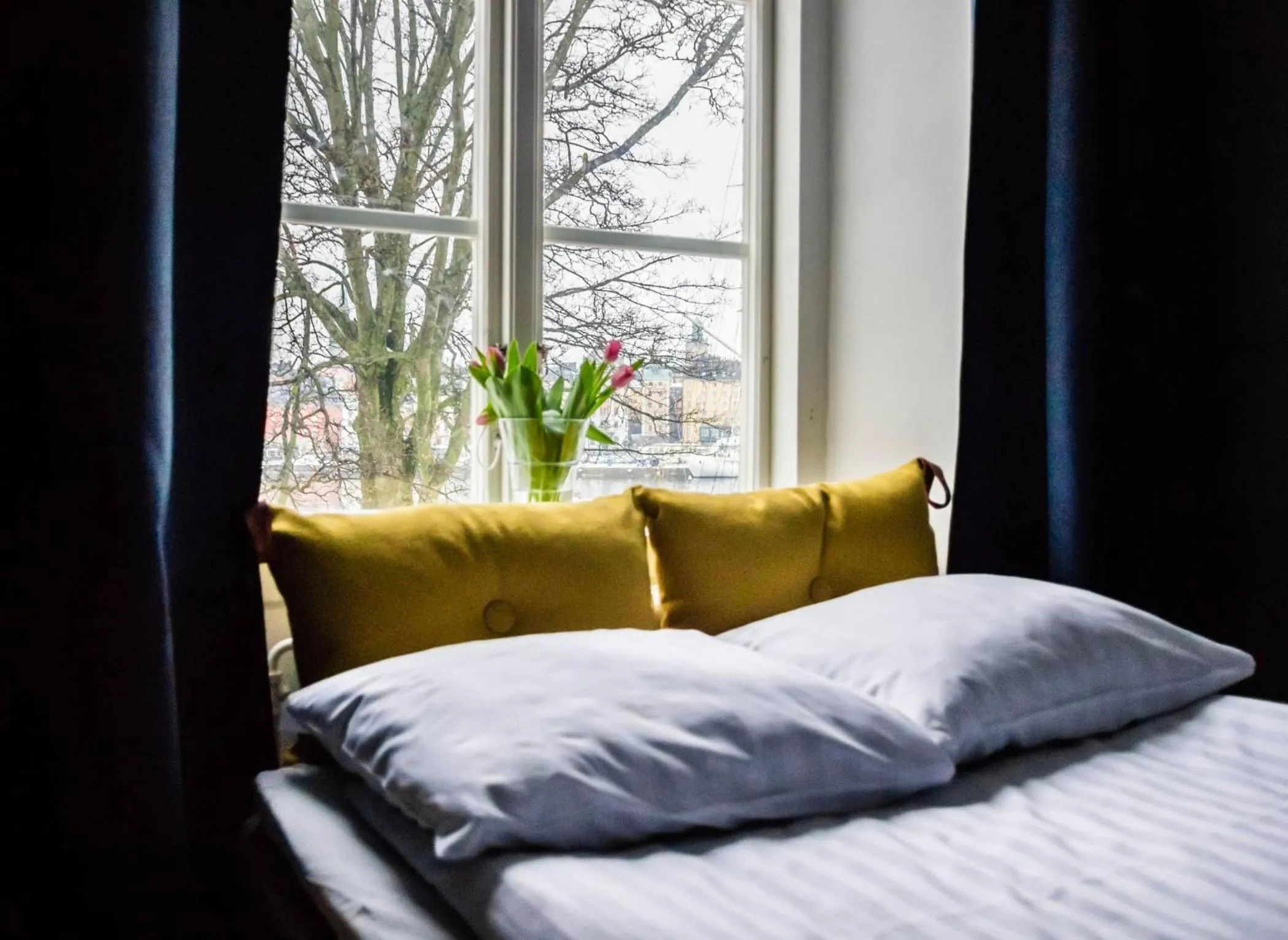 Bedroom, Bed in STF Stockholm Skeppsholmen Vandrarhem