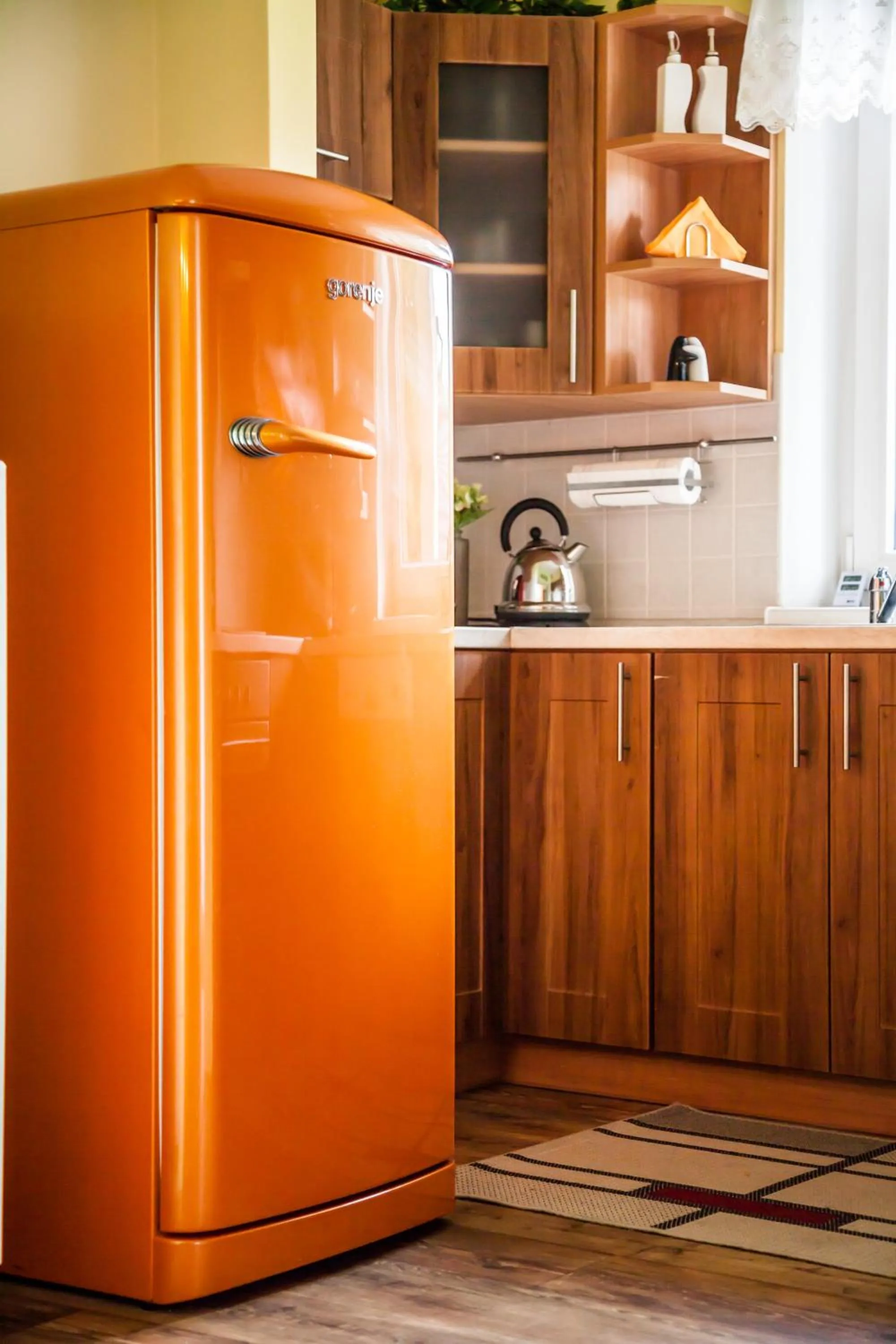 Kitchen or kitchenette in Apartmány U Červeného stromu