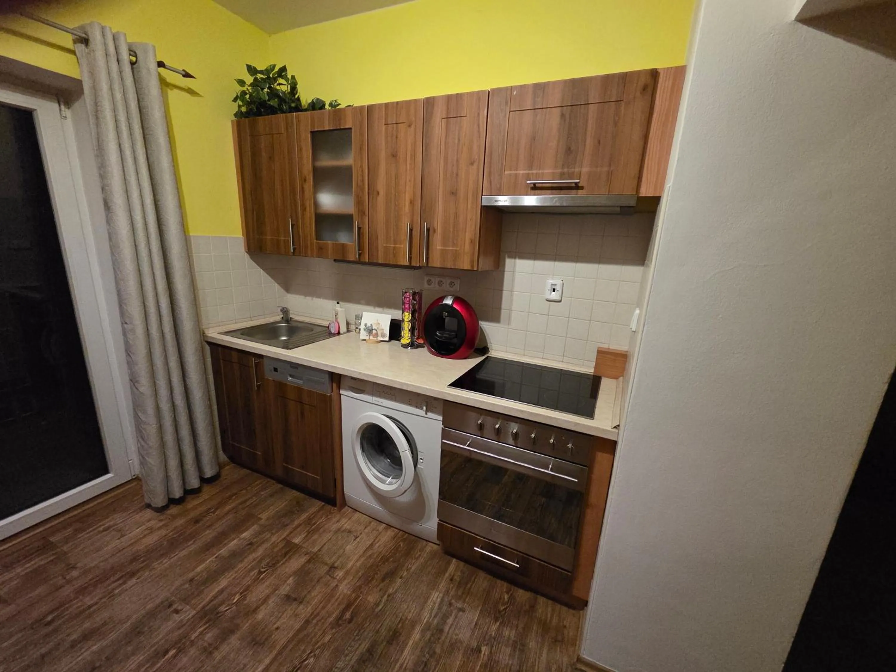 Kitchen or kitchenette in Apartmány U Červeného stromu