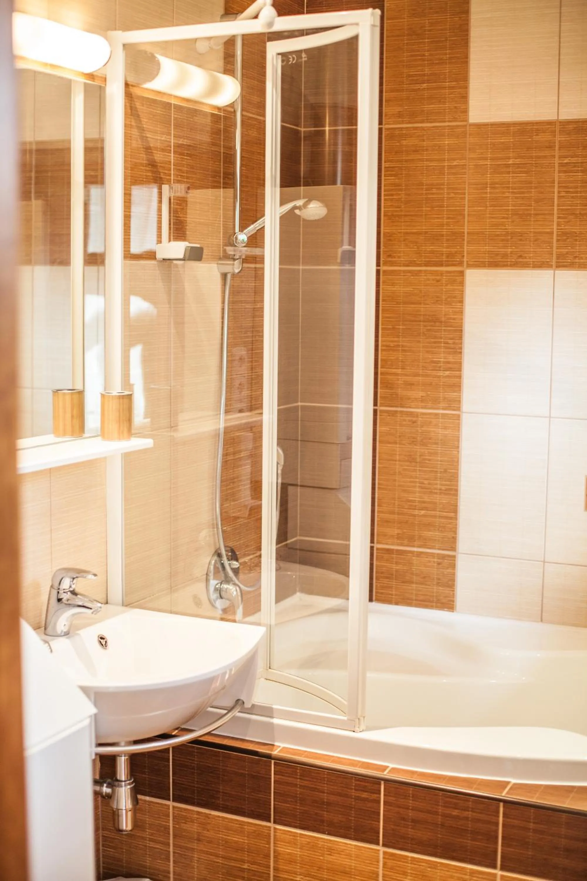 Bathroom in Apartmány U Červeného stromu