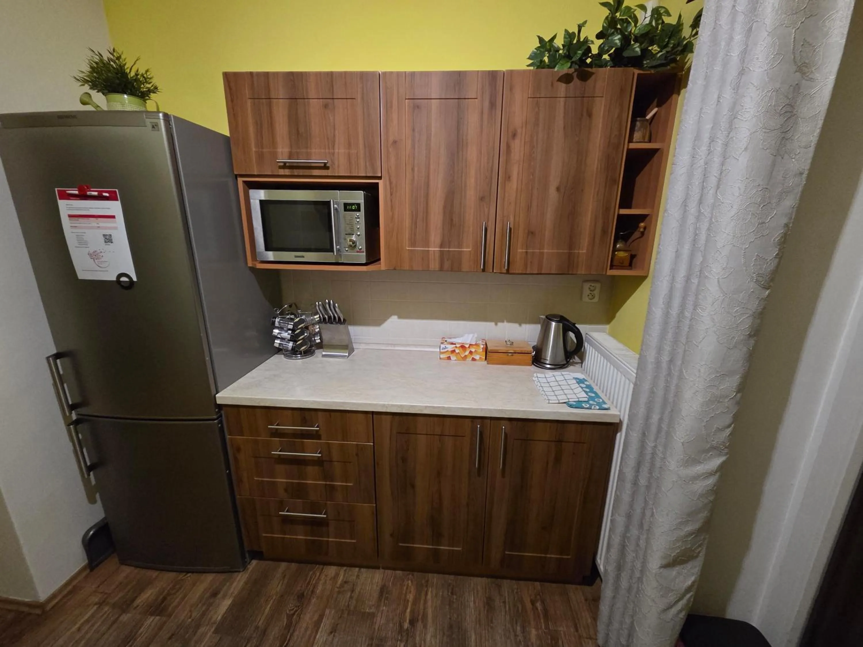 Kitchen or kitchenette in Apartmány U Červeného stromu