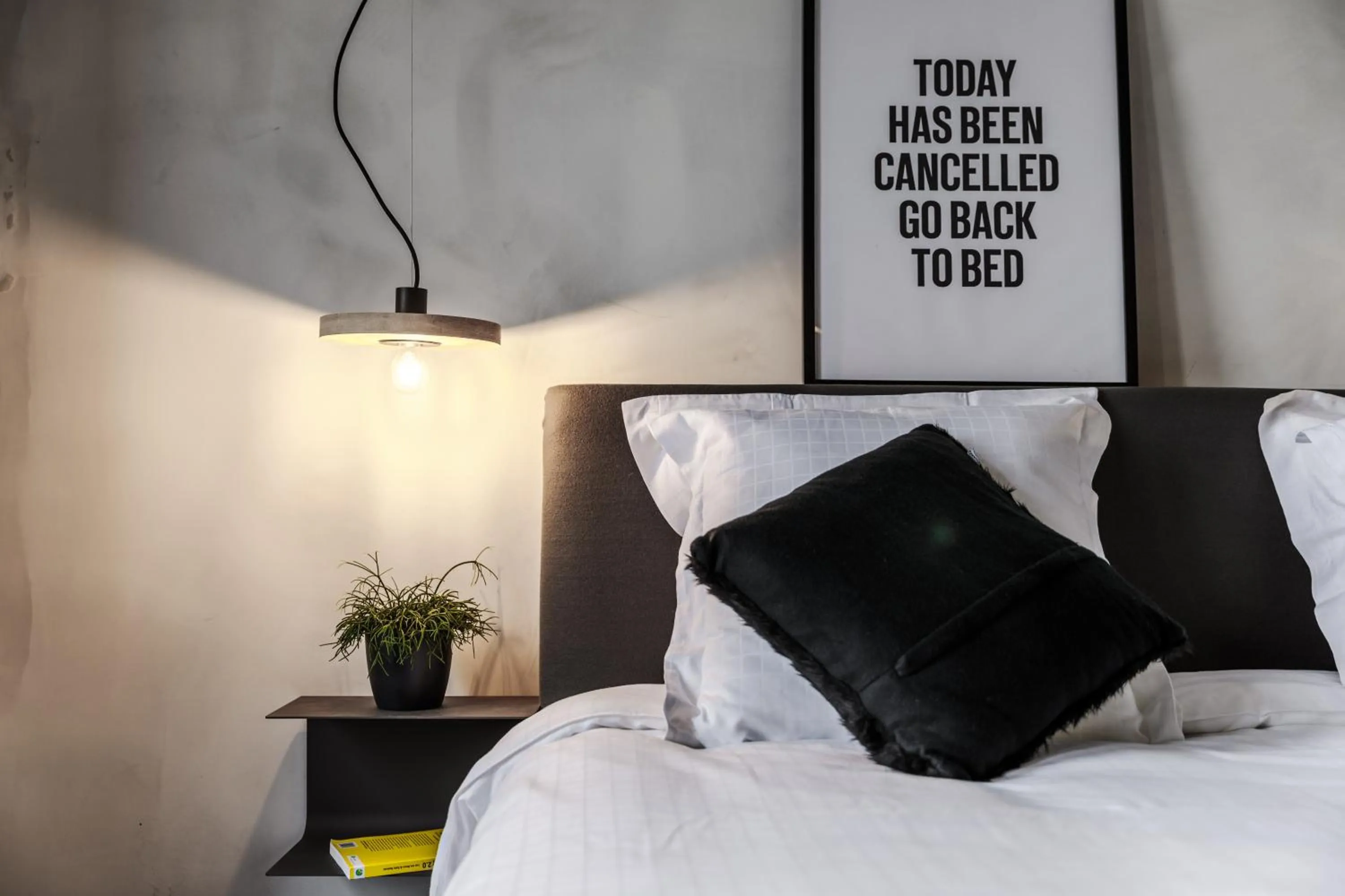 Bed in Upstairs Hotel