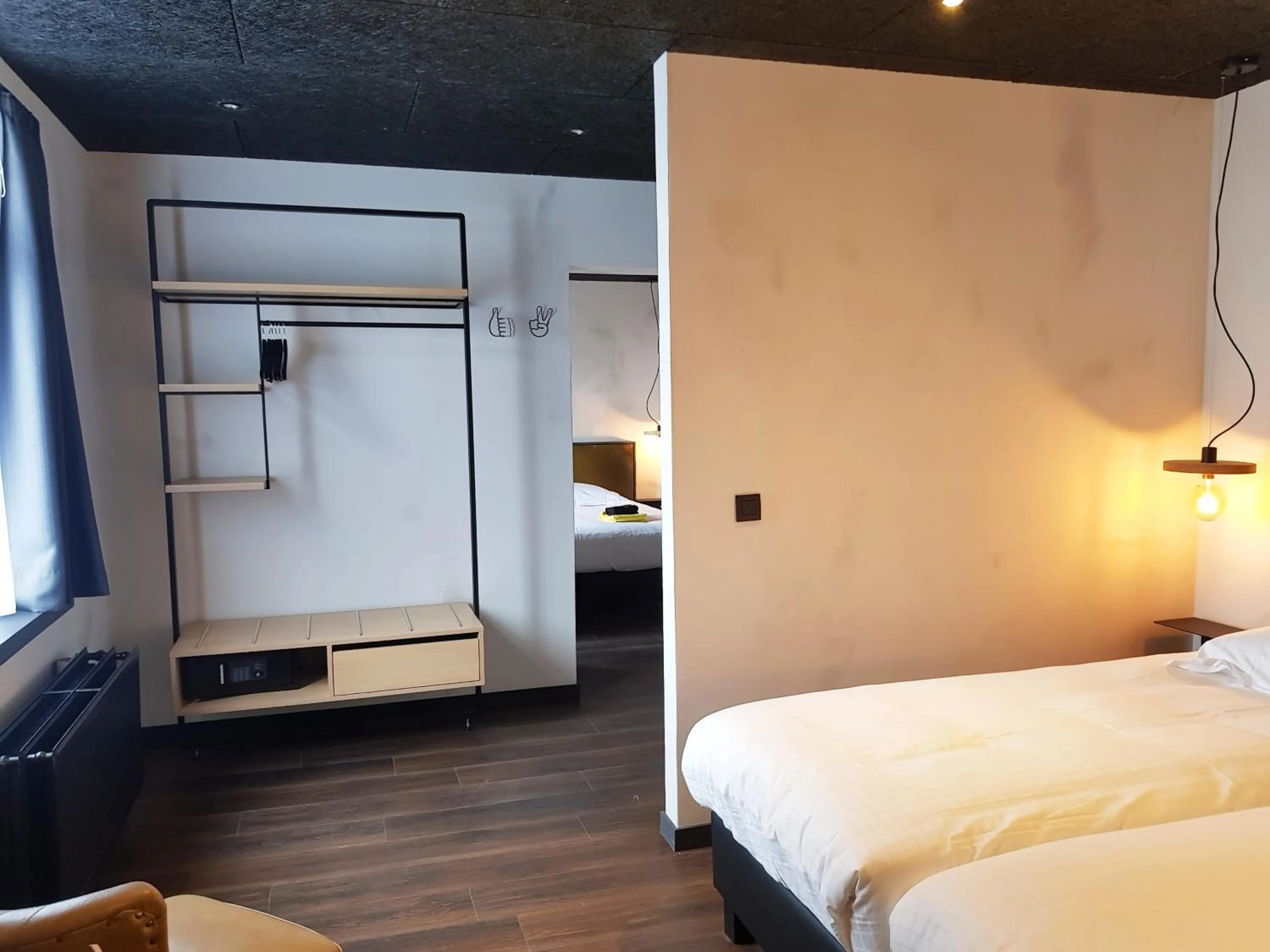 Bed in Upstairs Hotel