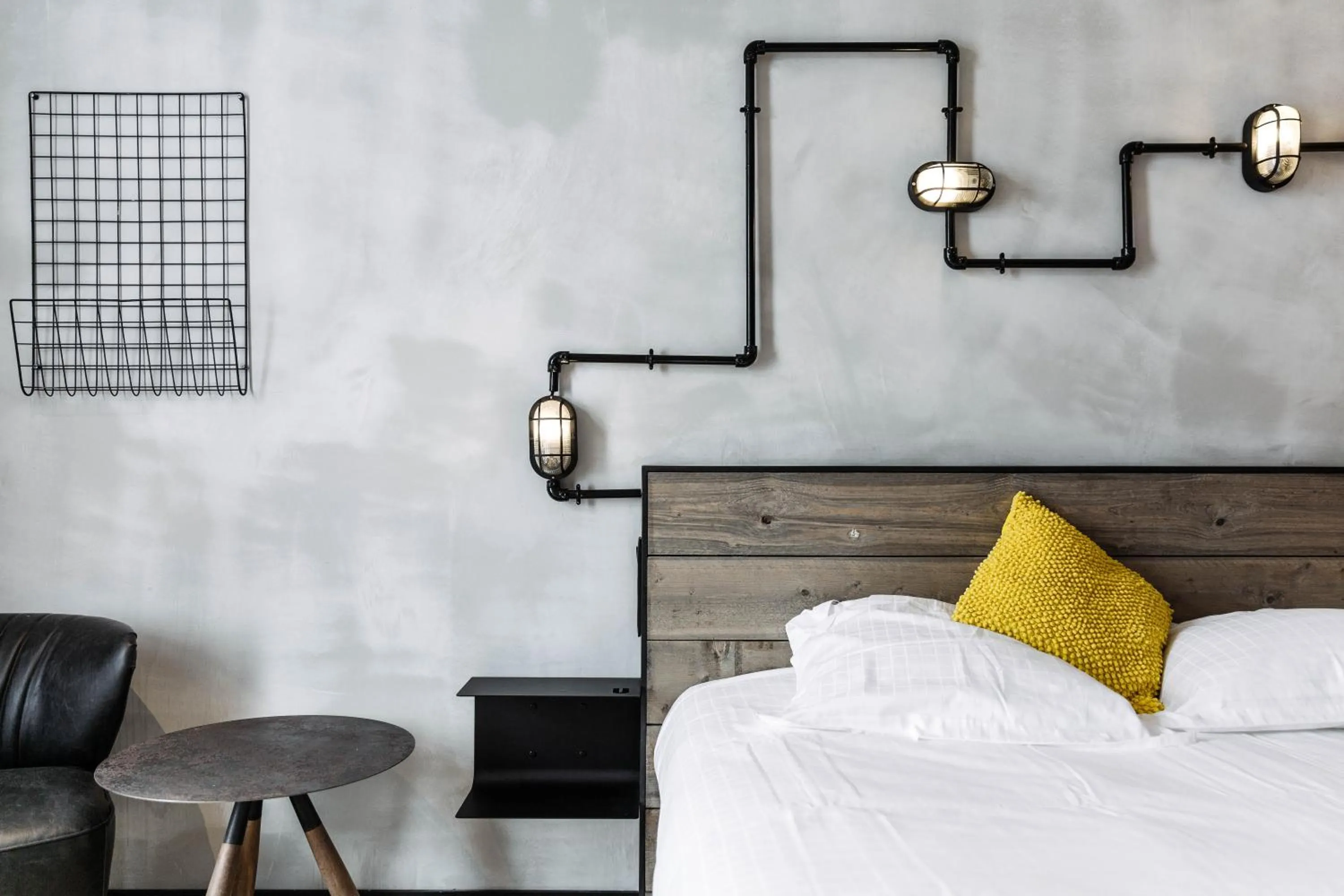 Bed in Upstairs Hotel