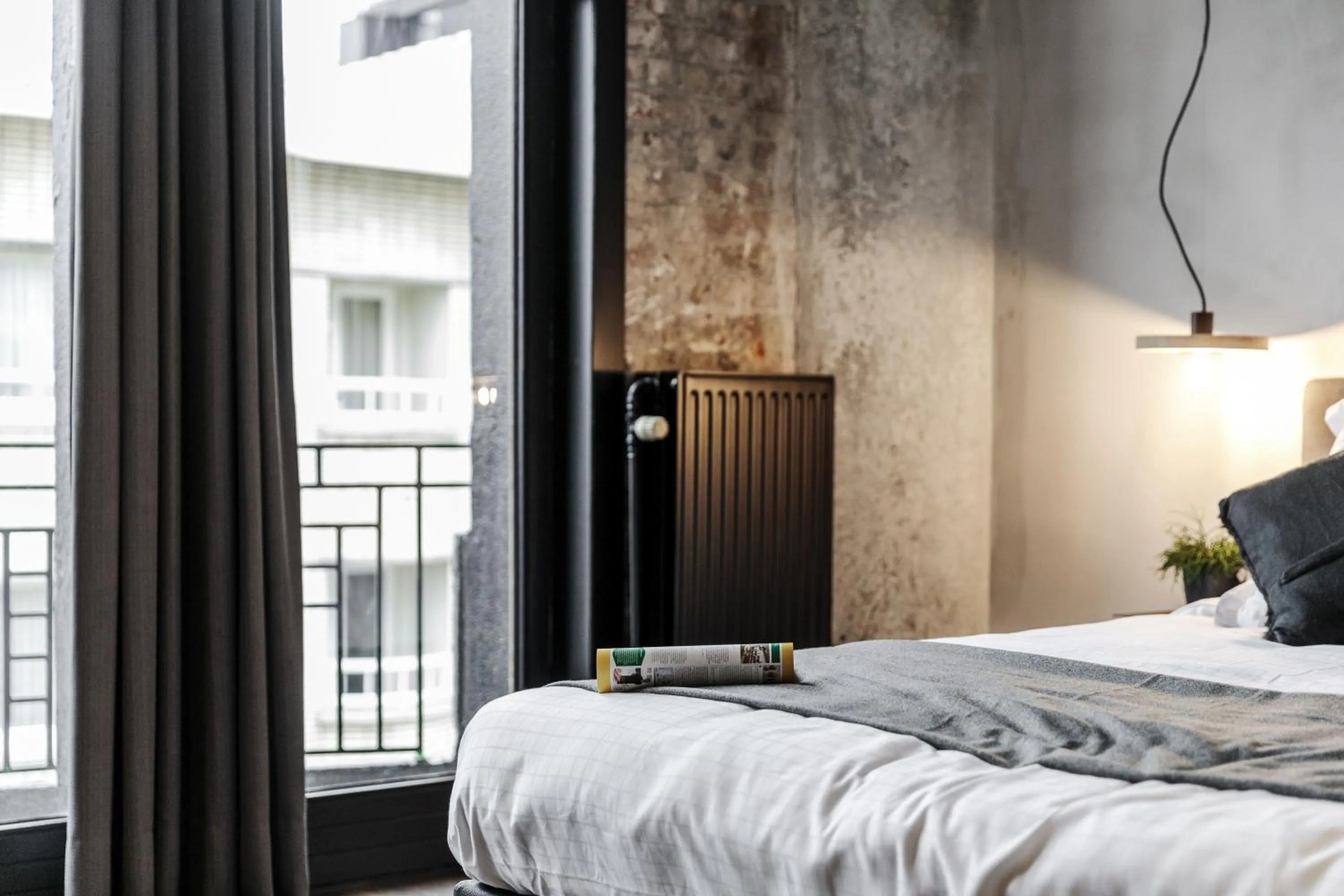 Bed in Upstairs Hotel