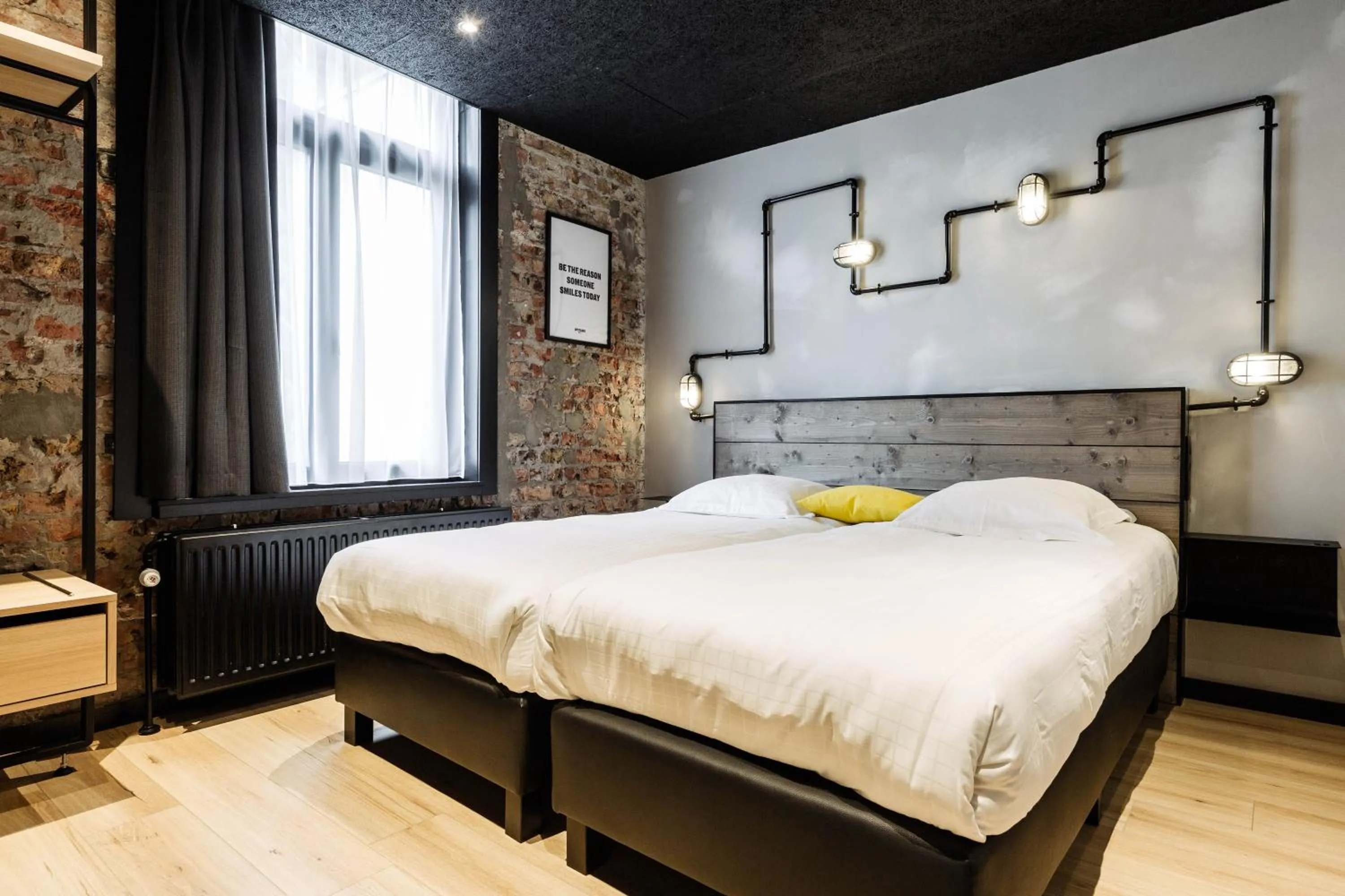 Bed in Upstairs Hotel