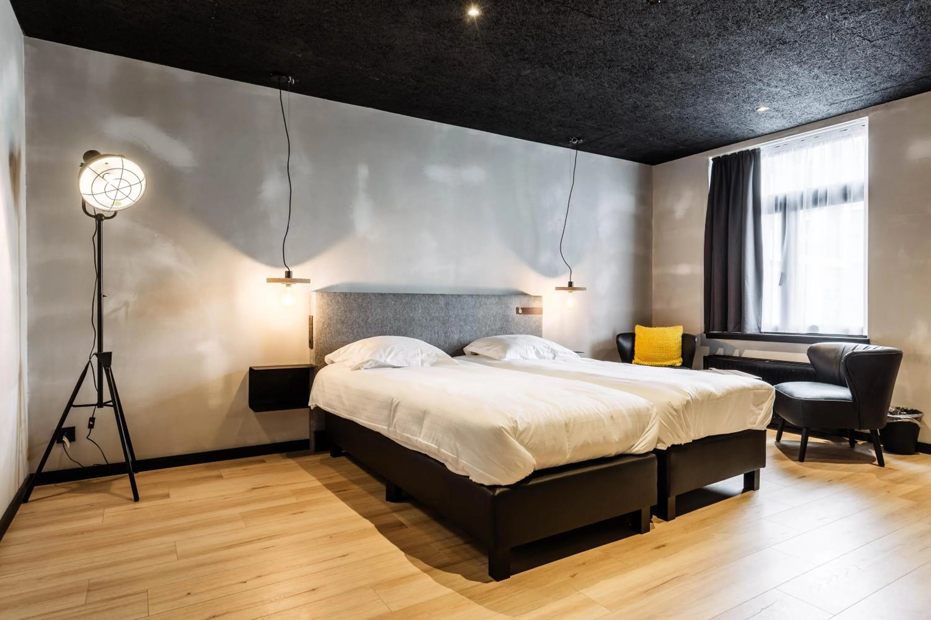 Bed in Upstairs Hotel