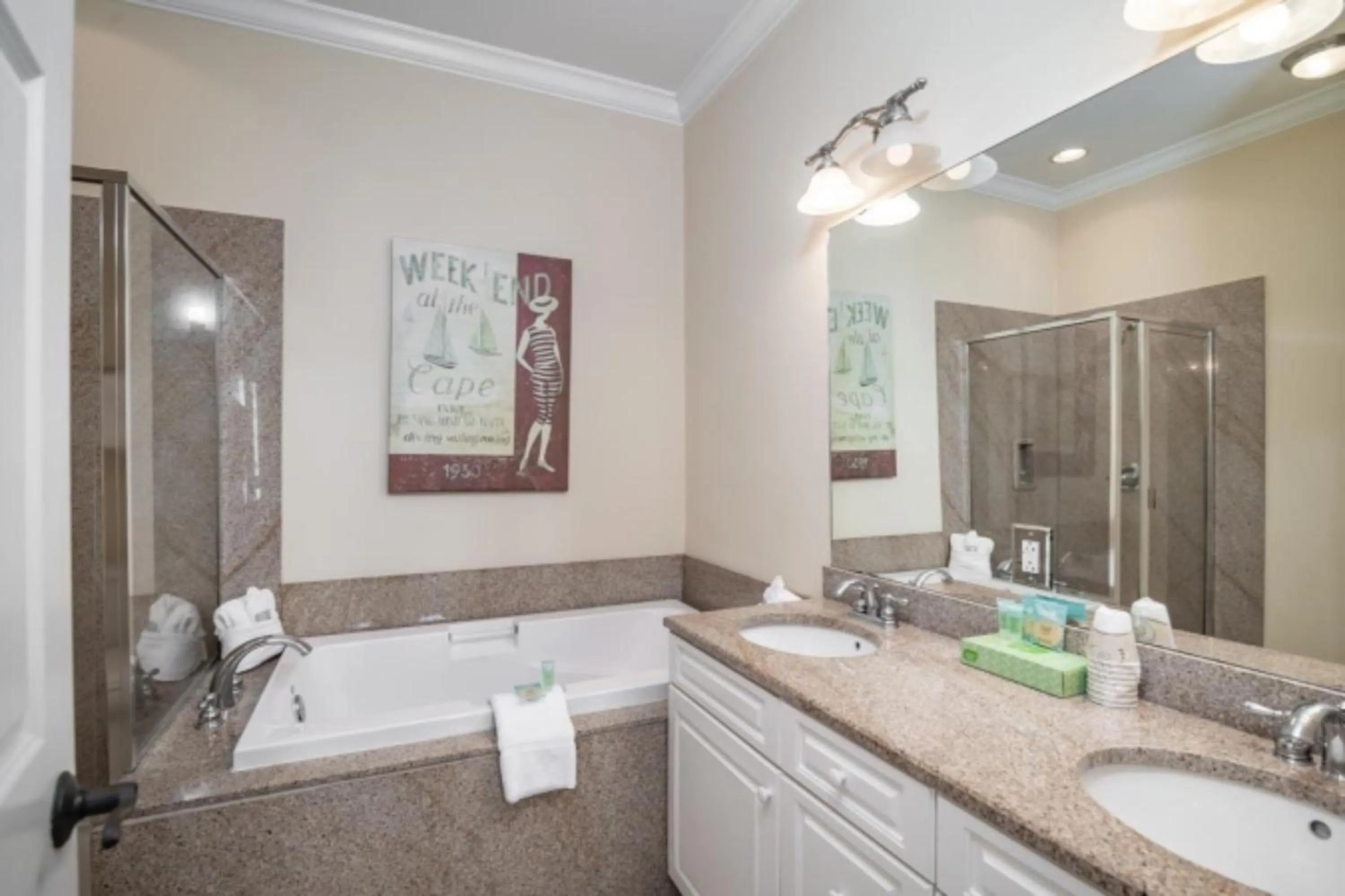 Bathroom in Litchfield Beach & Golf Resort