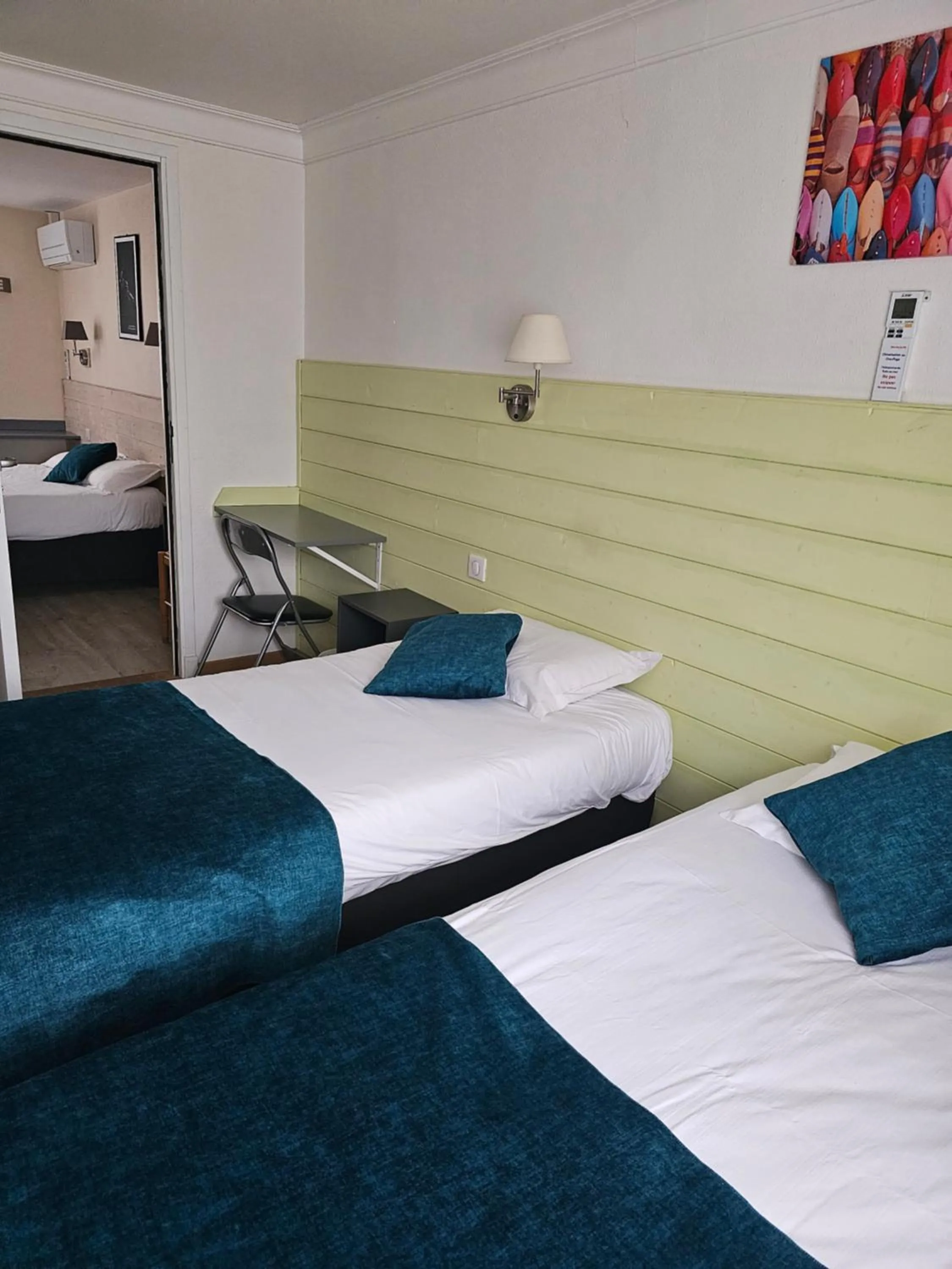 Bed in Hôtel Restaurant du Lac