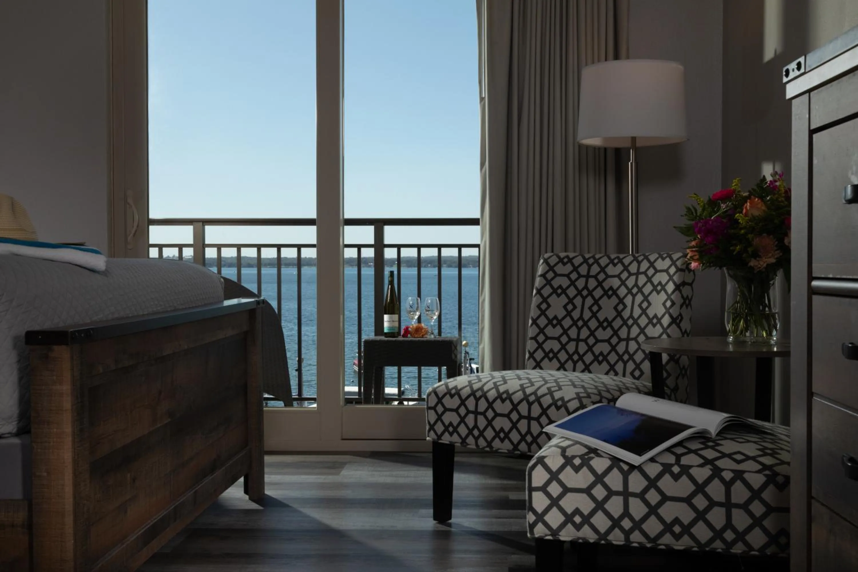 Lake view in Harbor Shores on Lake Geneva