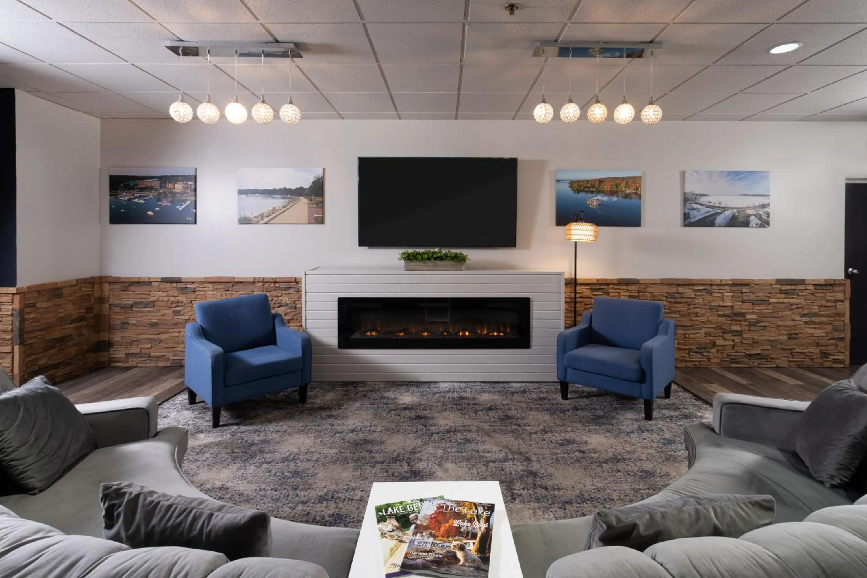 Lobby or reception in Harbor Shores on Lake Geneva