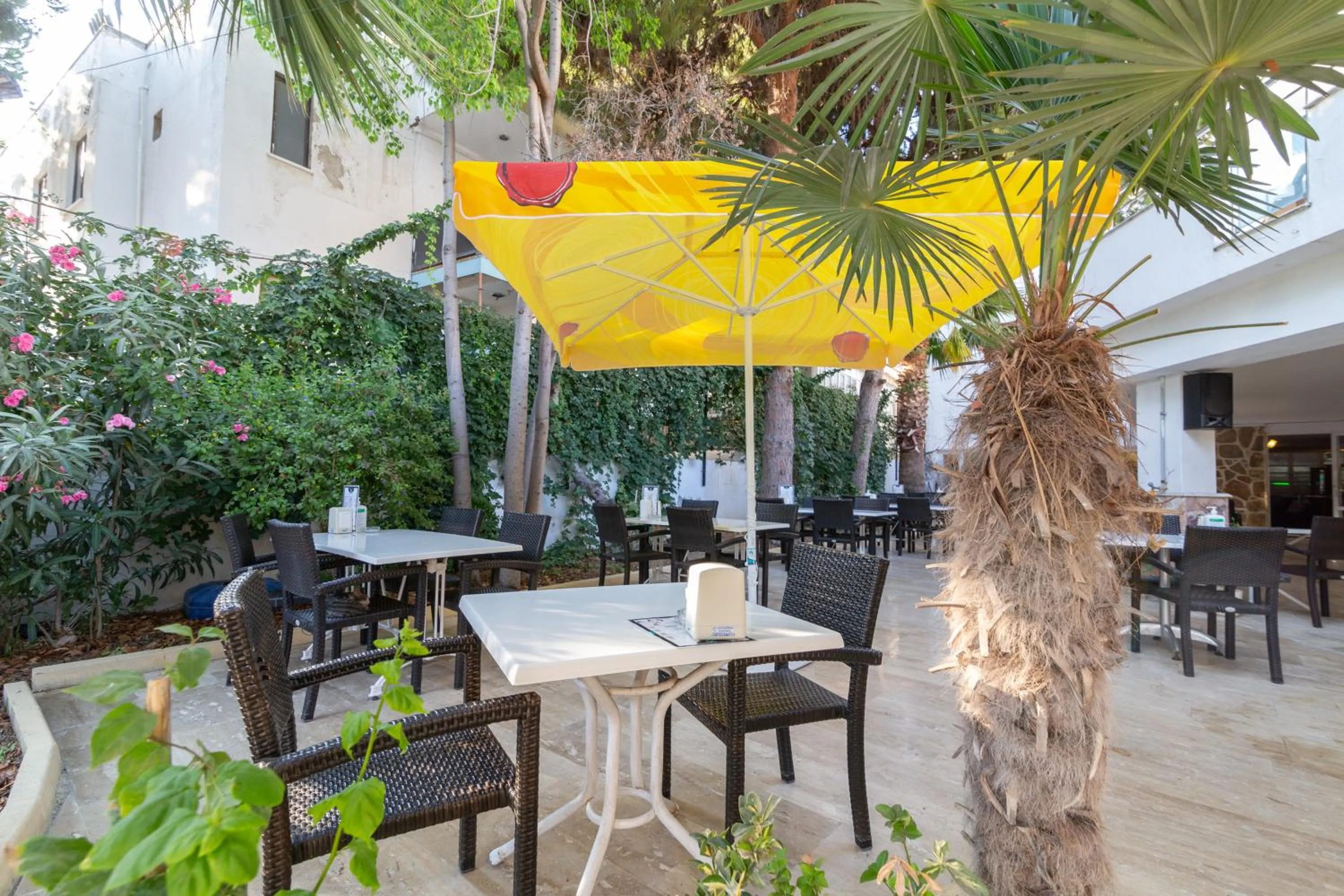 Patio in Ponz Hotel