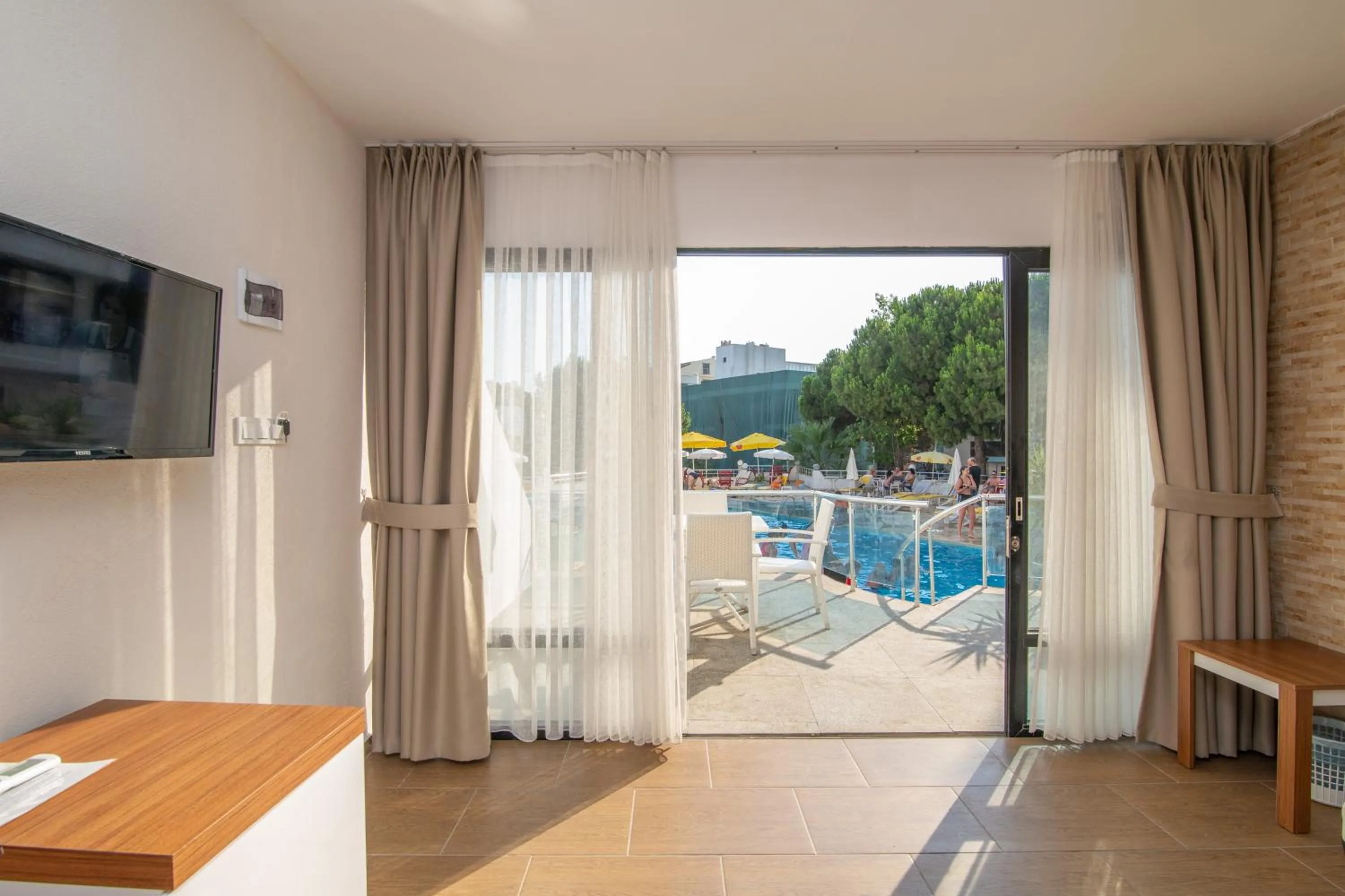 Pool view in Ponz Hotel