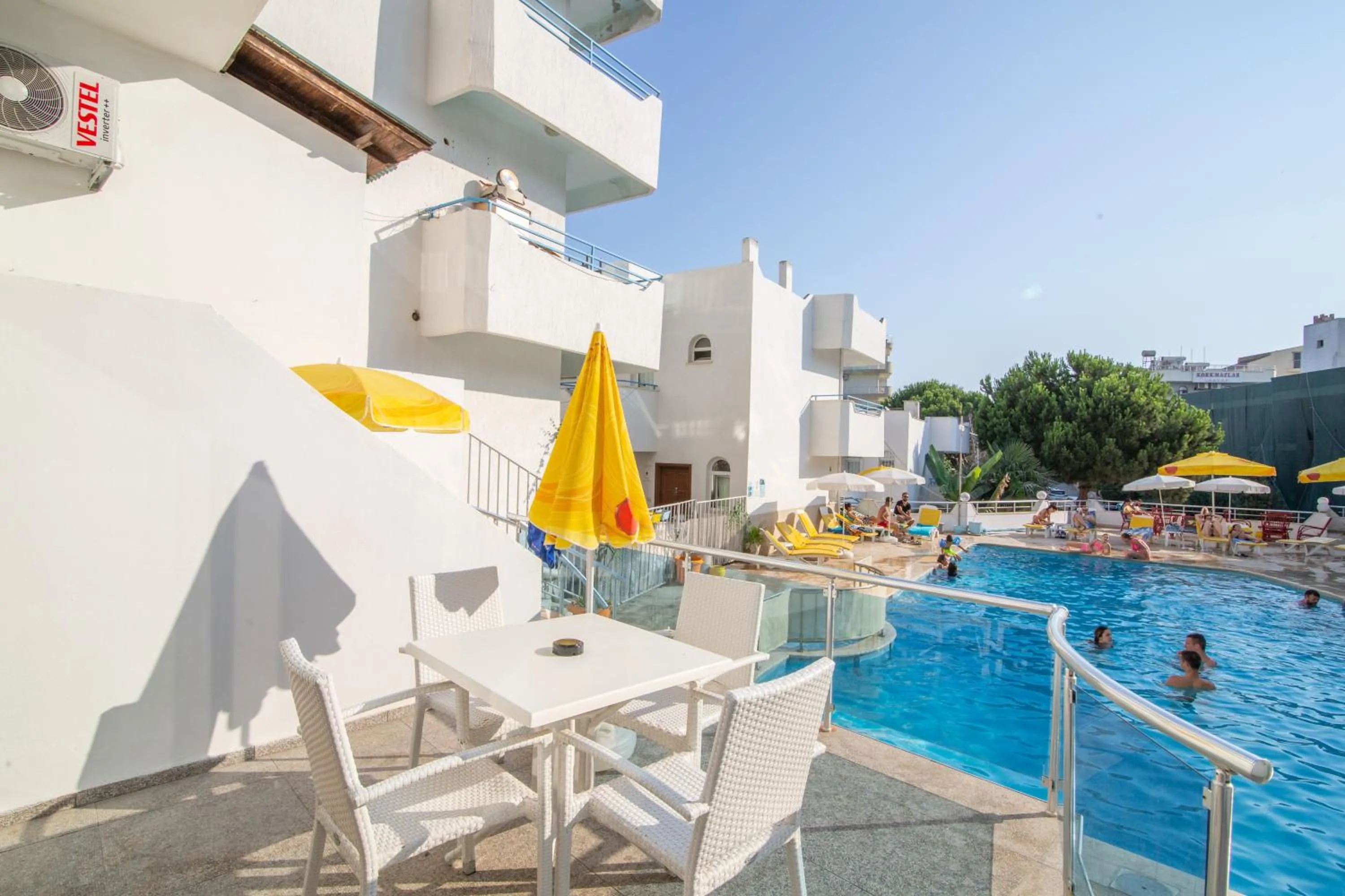 Pool view in Ponz Hotel