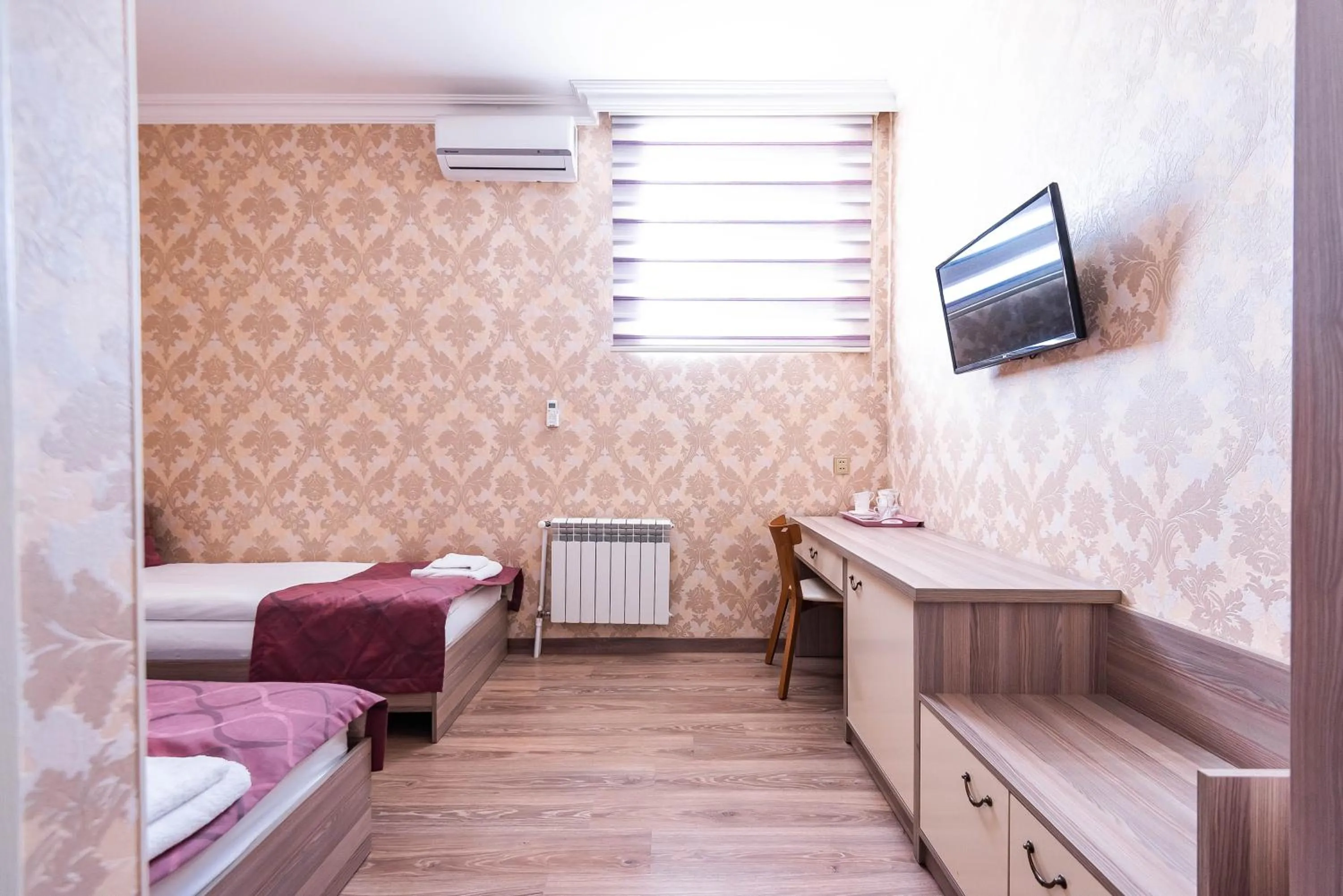 Bed in Damla Hotel Baku