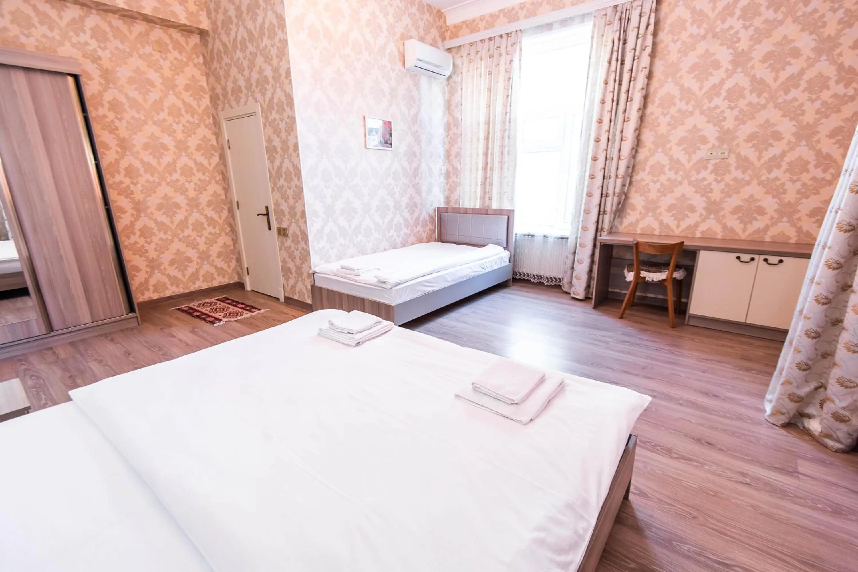 Bed in Damla Hotel Baku