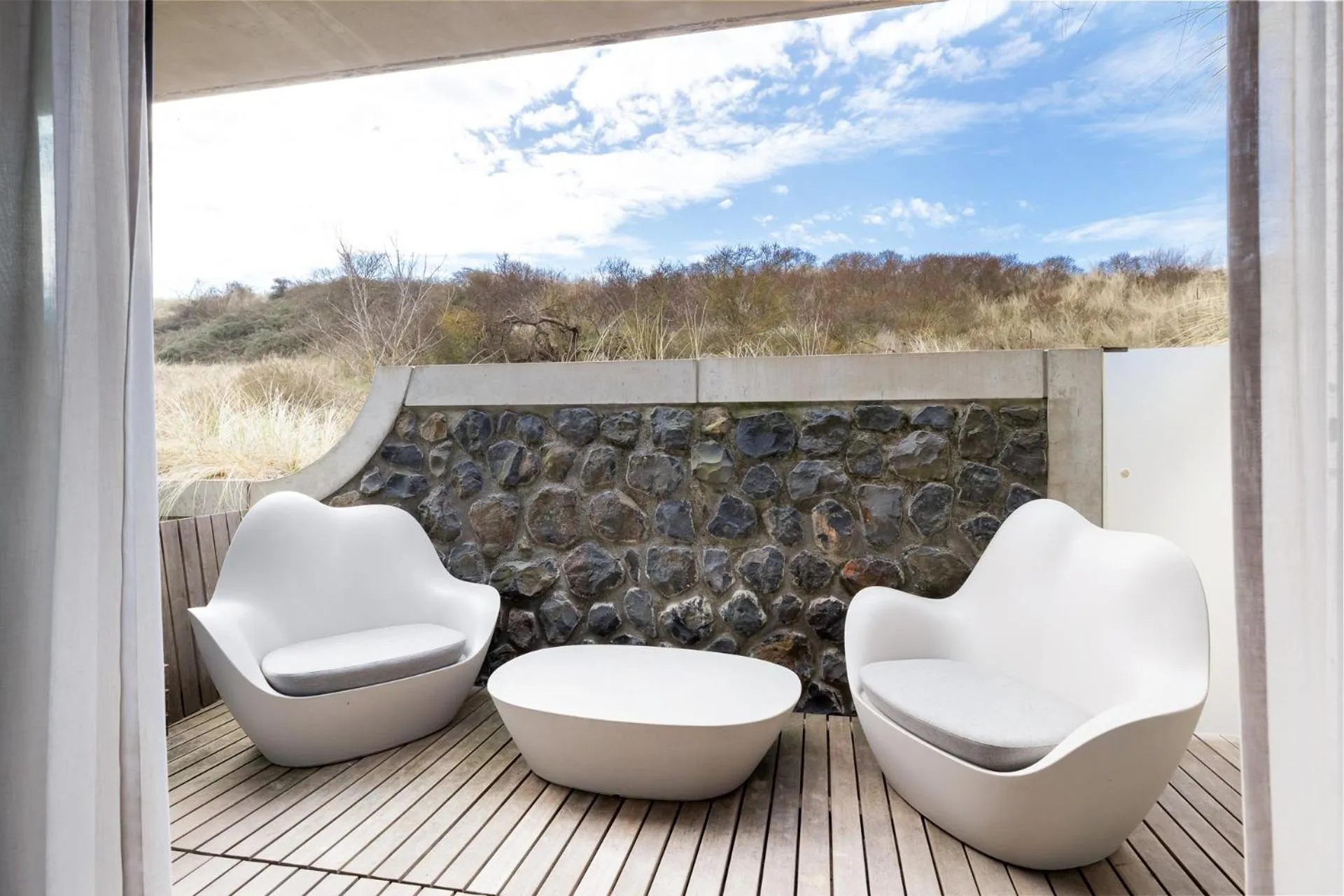 Balcony/Terrace in Duinhotel Tien Torens