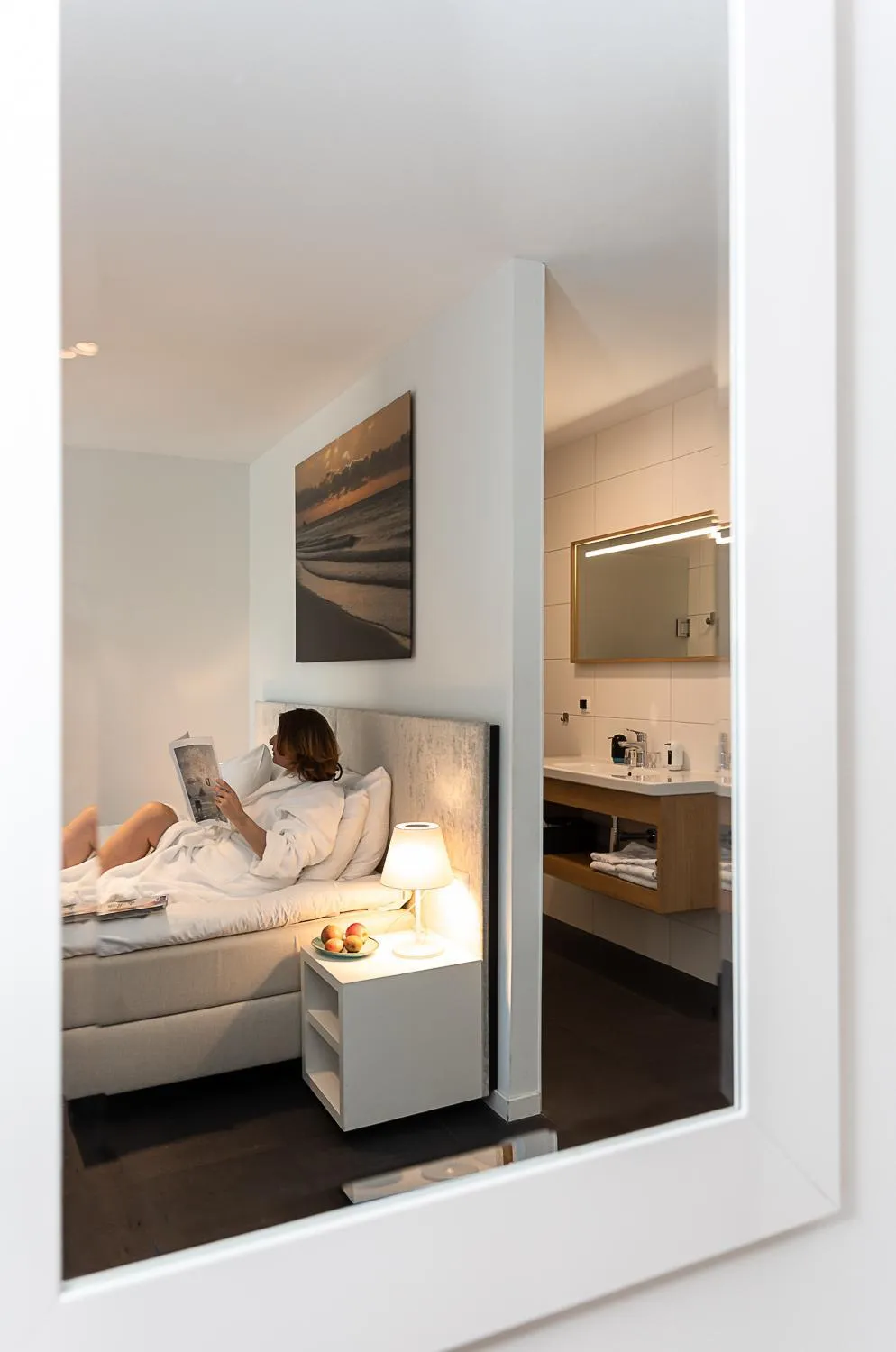 Bed in Duinhotel Tien Torens