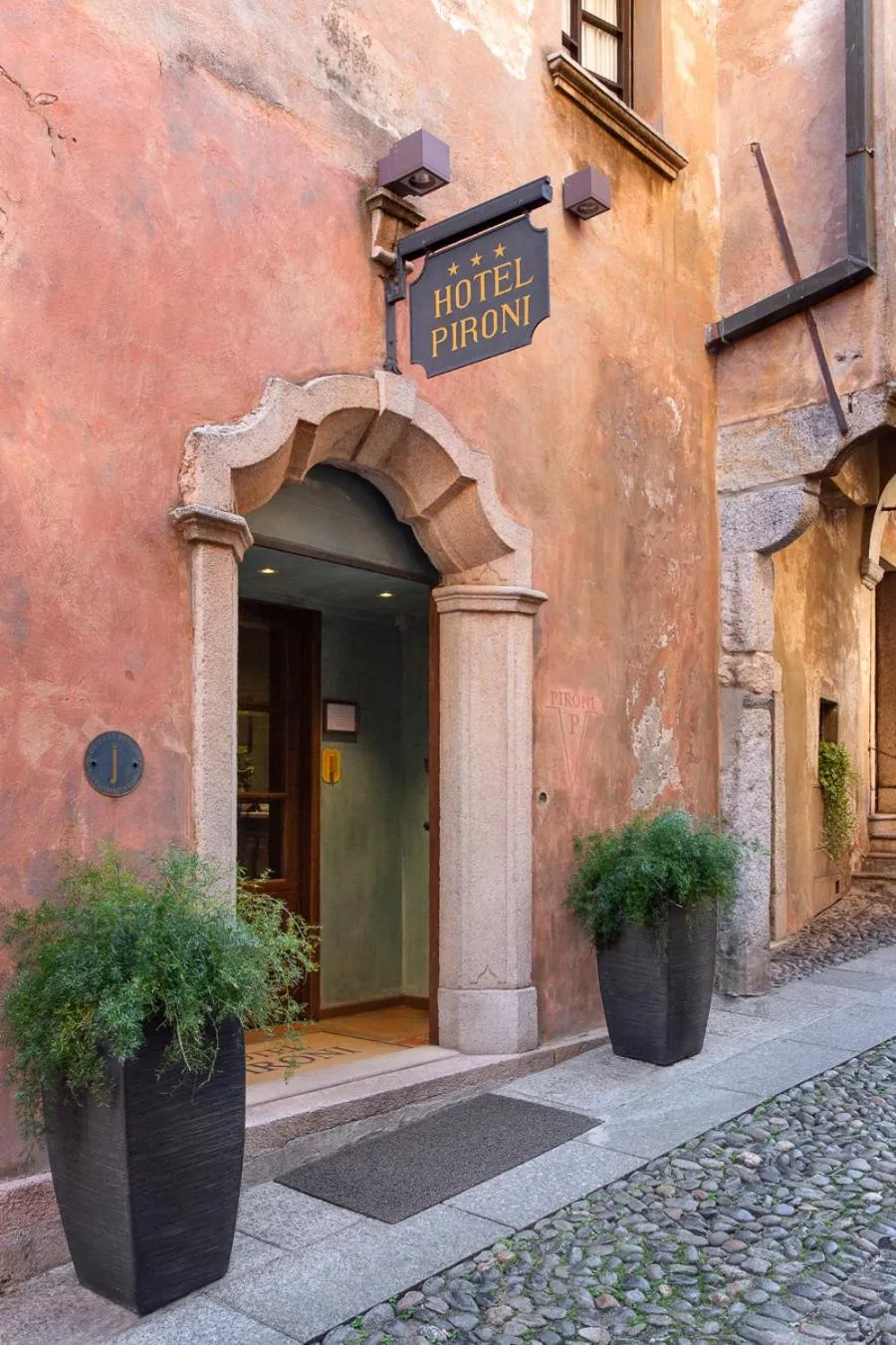 Facade/entrance in Hotel Pironi