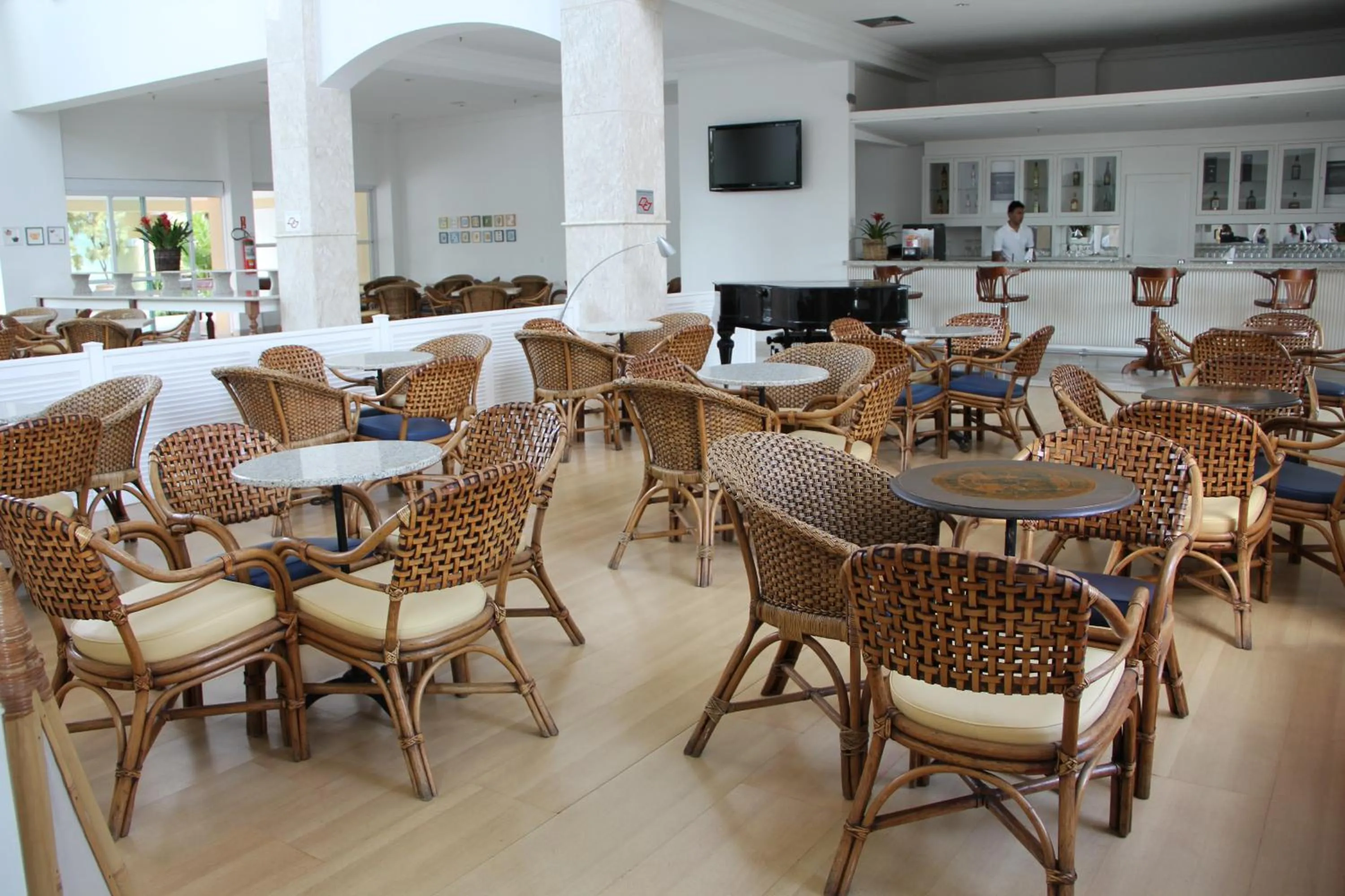 Communal lounge/ TV room in Vitória Hotel Convention Indaiatuba