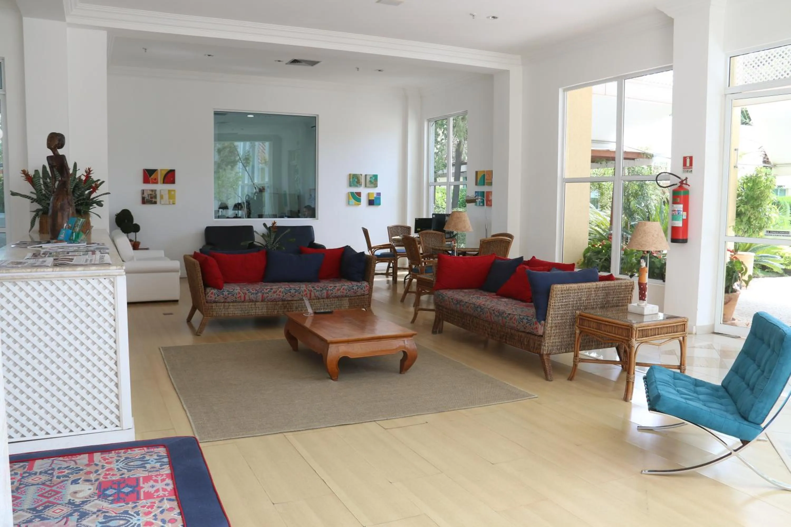 Lobby or reception in Vitória Hotel Convention Indaiatuba