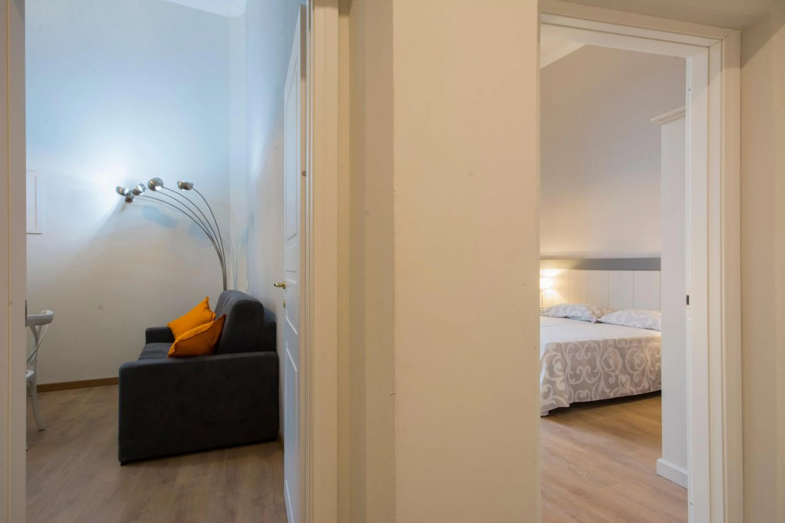 Kitchen or kitchenette, Bed in Iris Apartments by Mmega