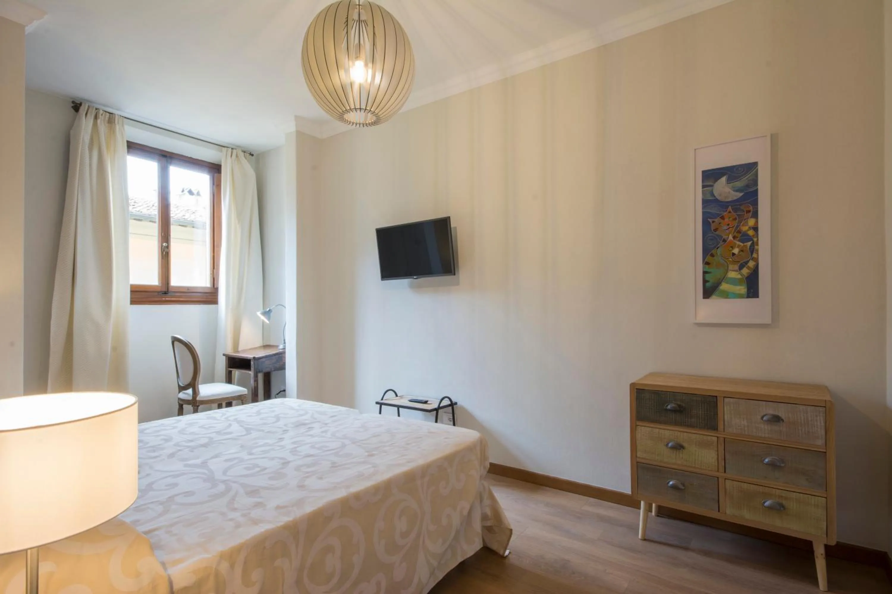 Bedroom, Bed in Iris Apartments by Mmega