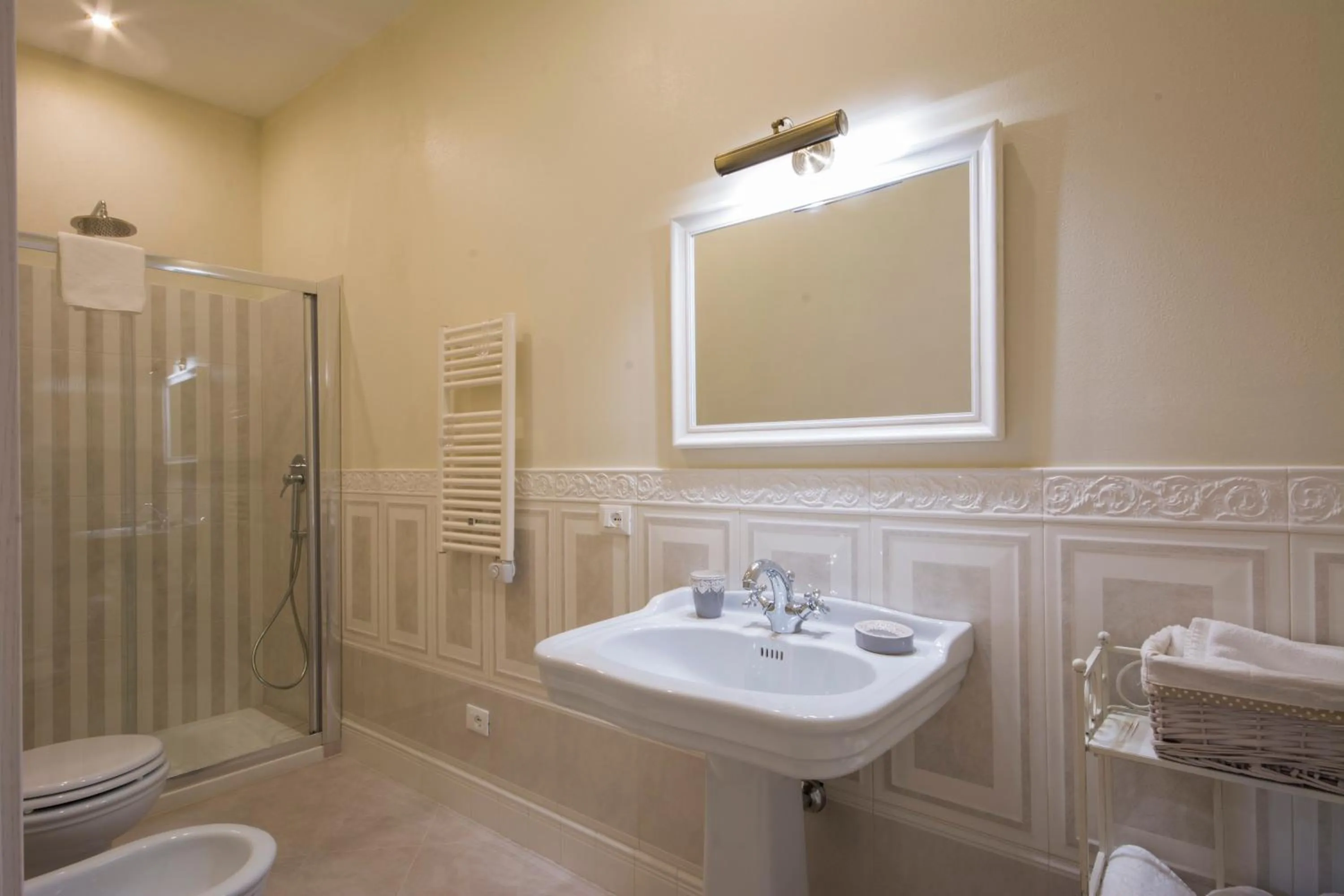 Bathroom in Iris Apartments by Mmega