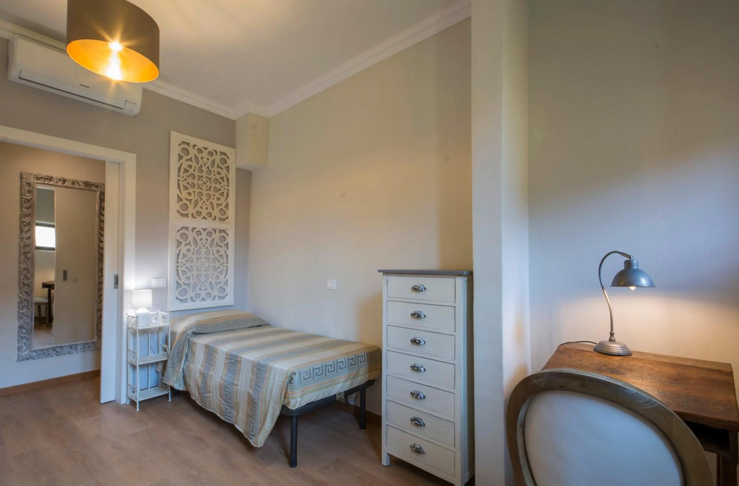 Bedroom, Bed in Iris Apartments by Mmega