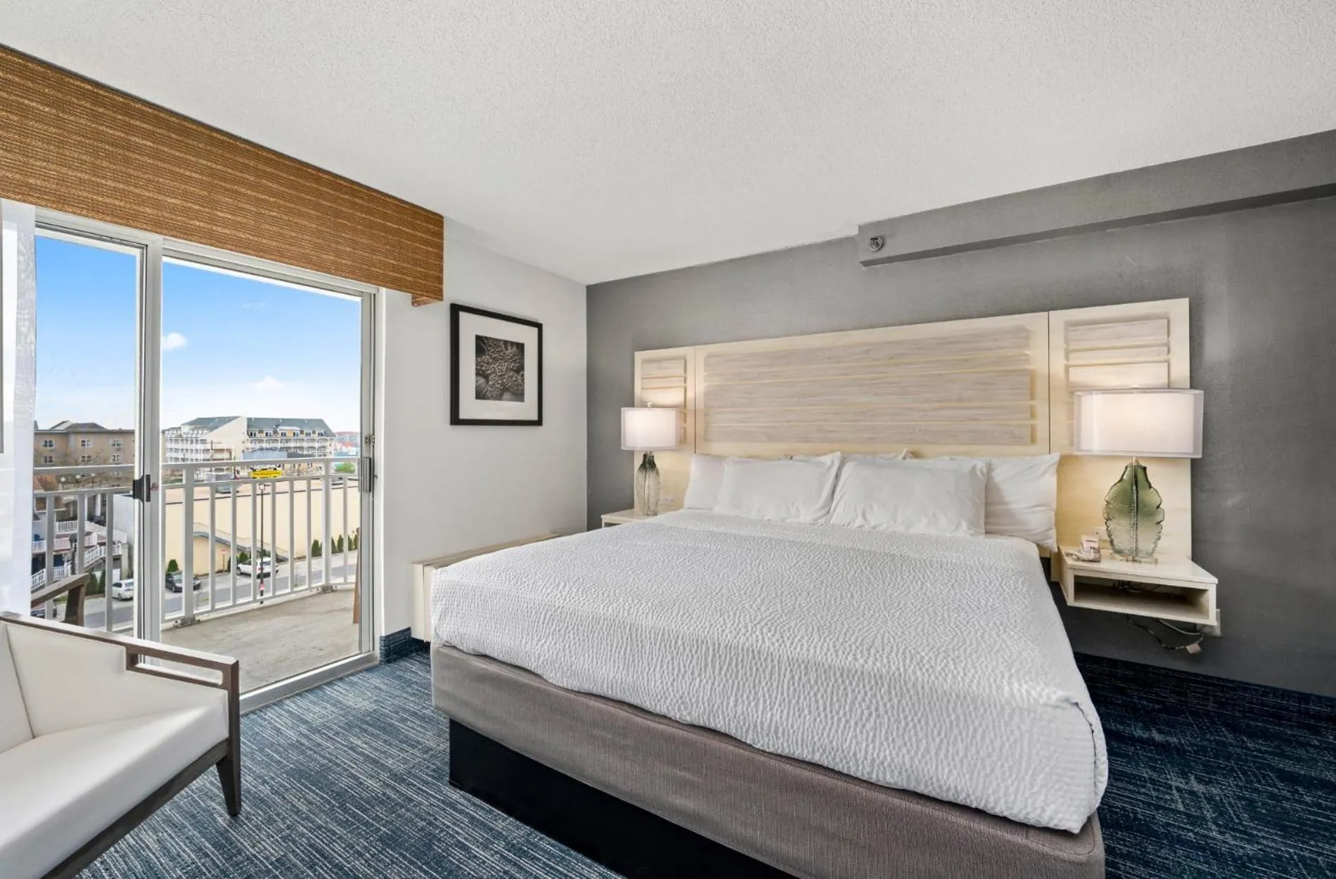 Bed in Hotel Monte Carlo Ocean City