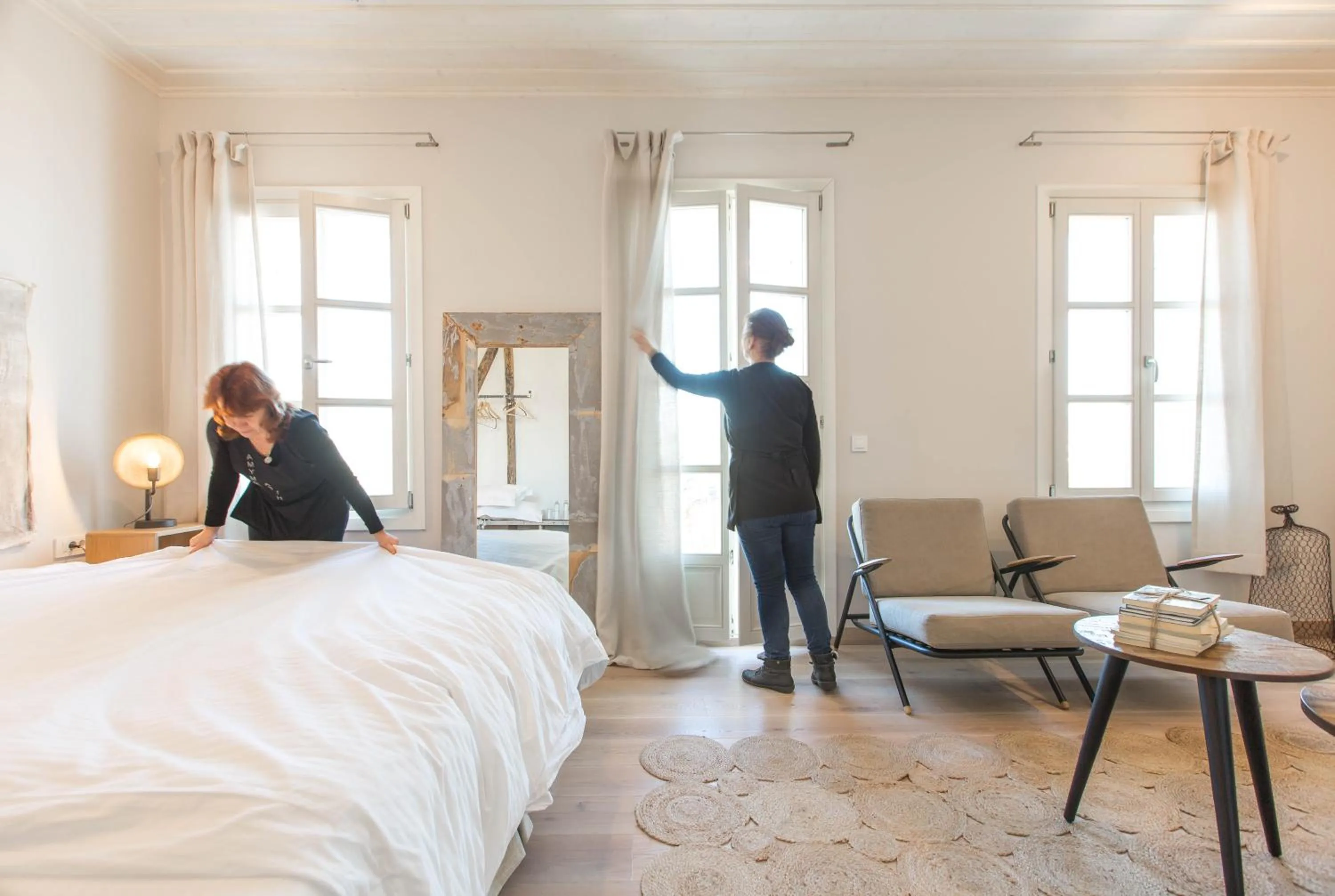 Photo of the whole room, Bed in Amymone Suites