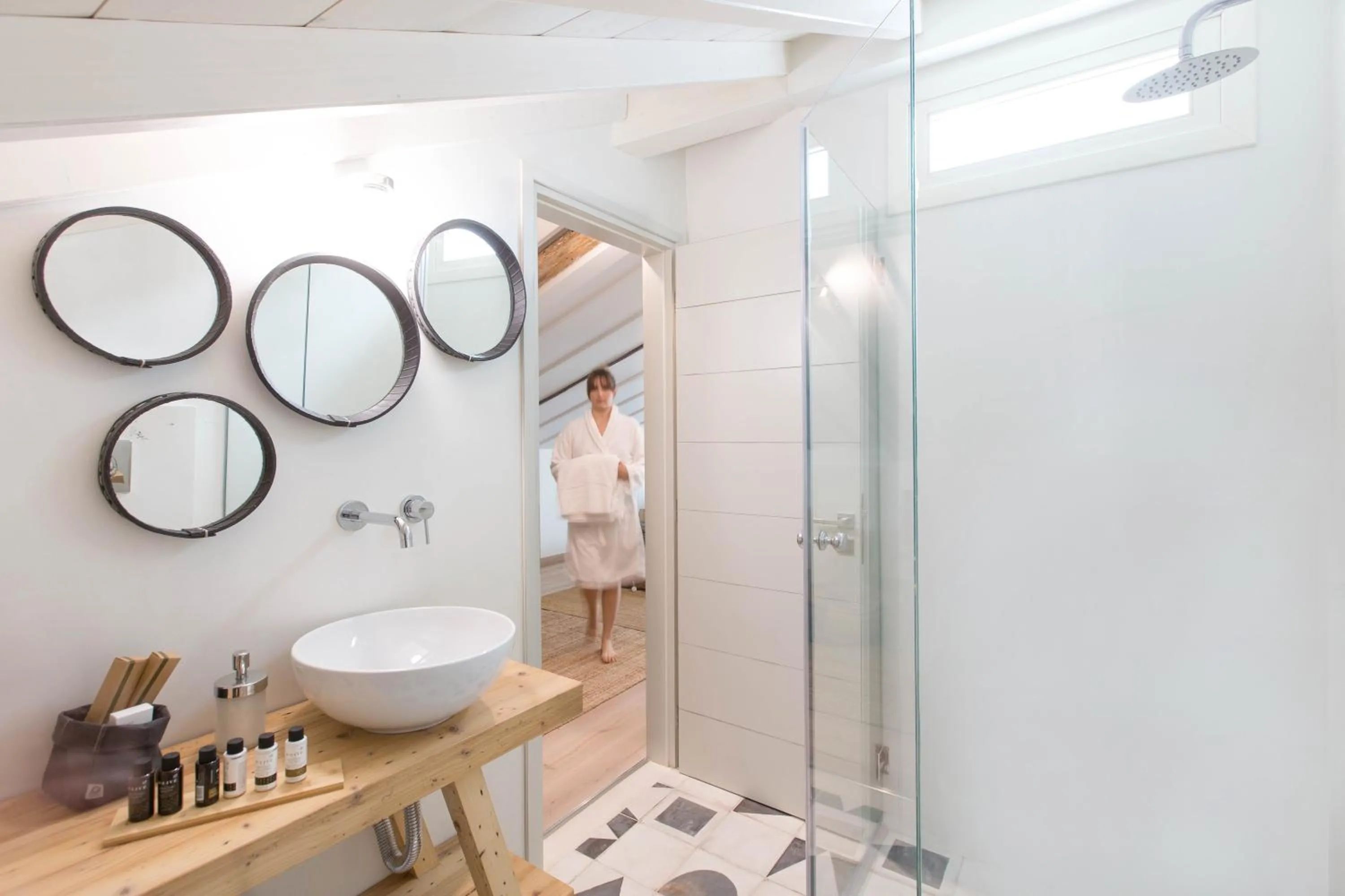 Bathroom in Amymone Suites